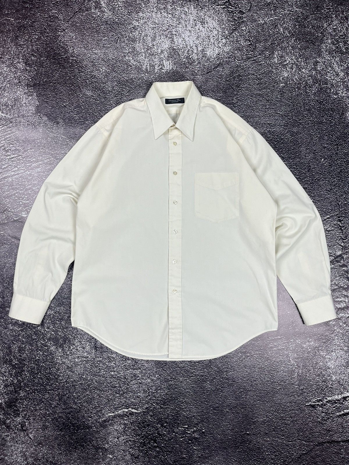 Christian Dior Monsieur Christian Dior Button Up Vintage Shirt Luxury Designer Rare Size US XL / EU 56 / 4 - 1 Thumbnail