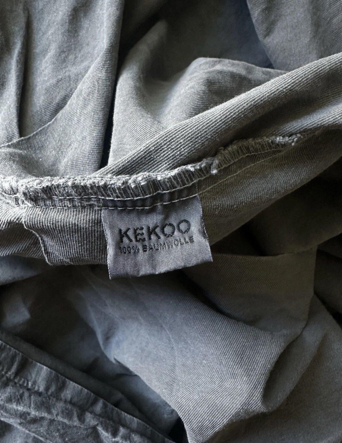 Designer × Vintage Kekoo Cotton Parachute Dress Pocket Plus Size Avant Garde Size XXL / US 16-18 / IT 52-54 - 10 Thumbnail