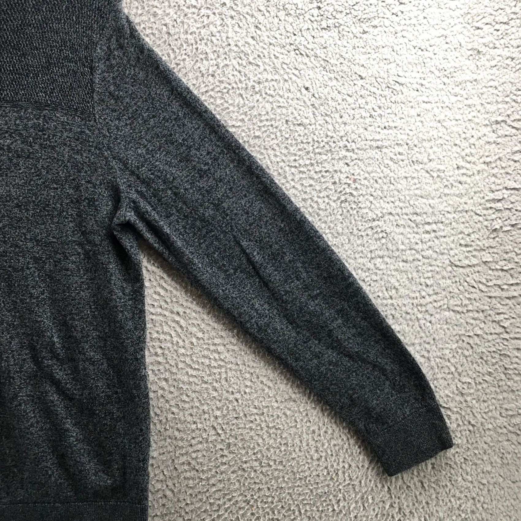 Banana Republic Banana Republic Sweater Mens L Gray Cotton Blend Quarter Zip Knit Pullover Size US L / EU 52-54 / 3 - 5 Thumbnail