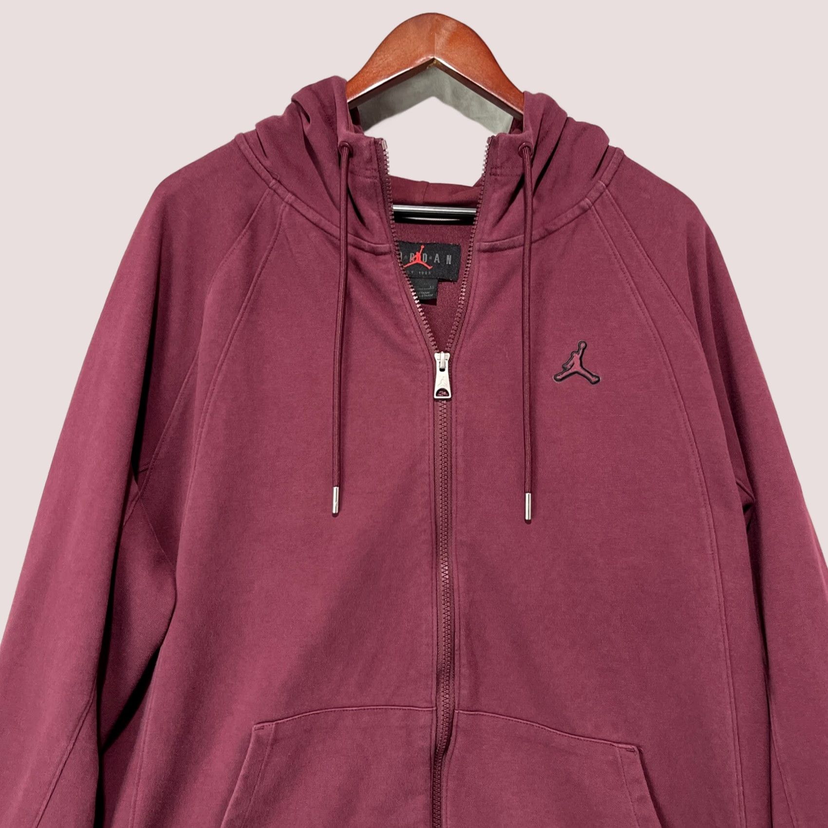 Jordan Brand Air Jordan Jacket Mens XL Purple Essentials Zip Up Hoodie Nike Size US XL / EU 56 / 4 - 1 Thumbnail