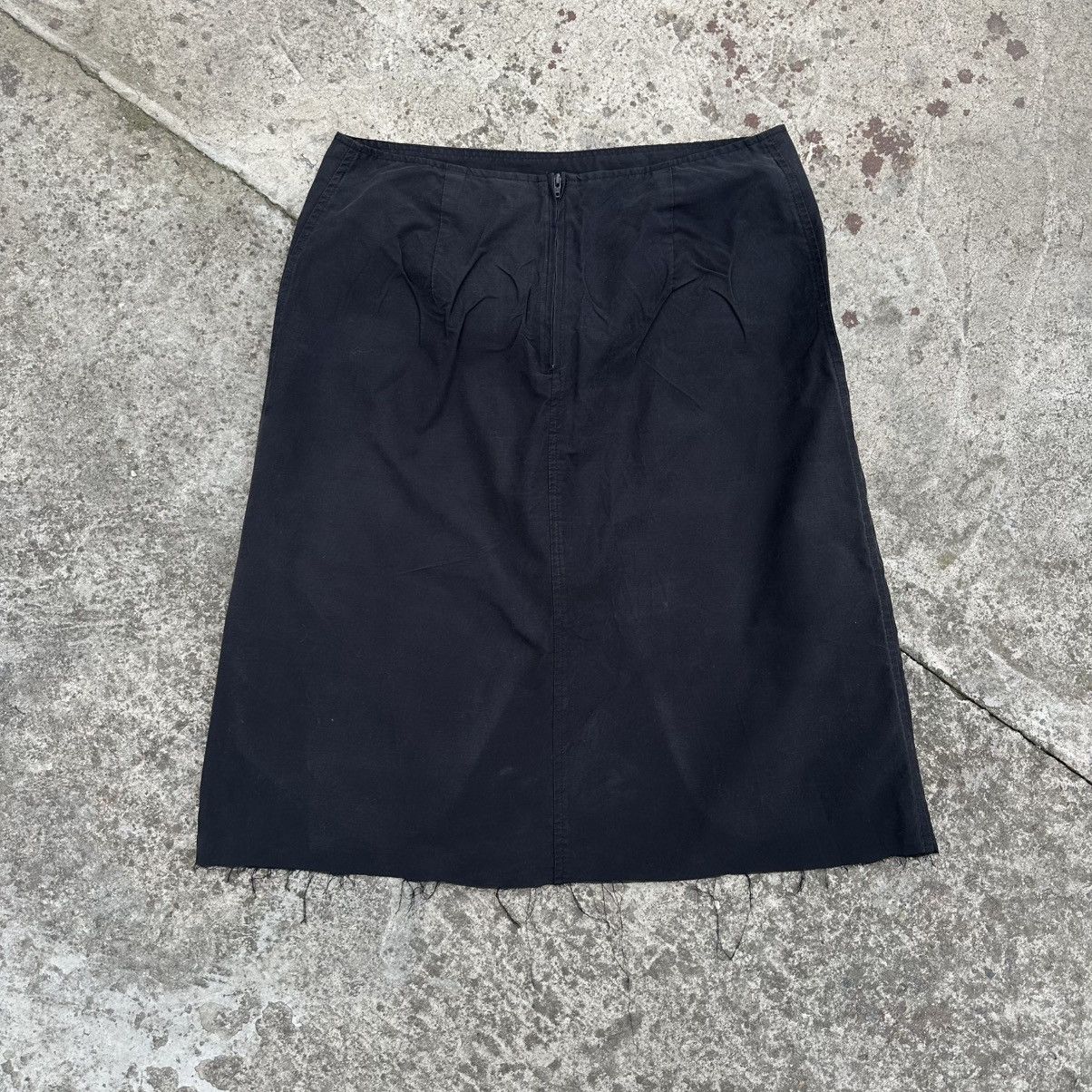 Issey Miyake × Japanese Brand Vintage Midi Skirt Grunge Avantgarde Hype Size 27" / US 4 / IT 40 - 2 Thumbnail