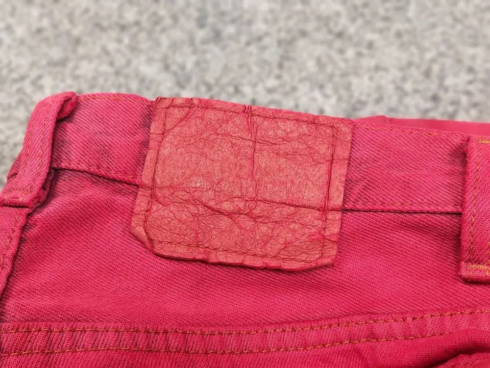 Levi's Rare Vintage 80's Levis 501 Made in Canada Red Denim Jeans Size US 33 - 8 Thumbnail