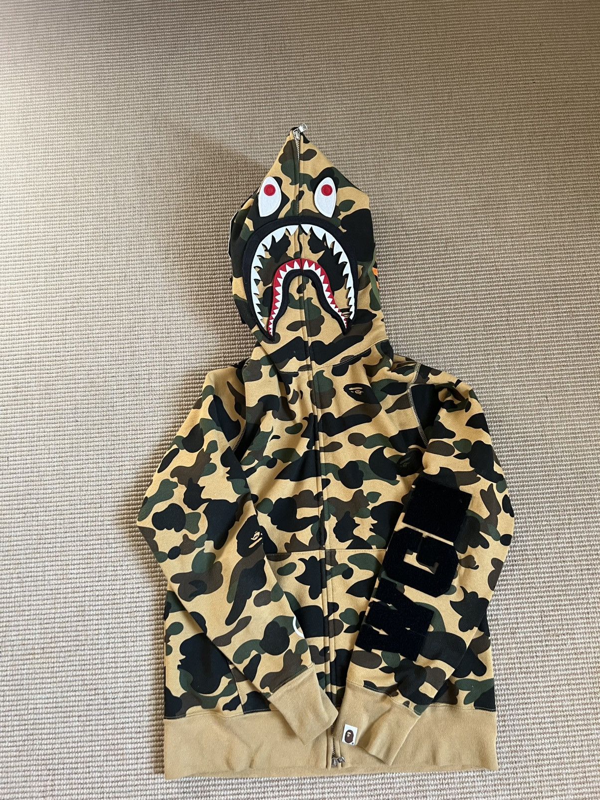 Bape Bape Shark hoodie with removable patches Size US M / EU 48-50 / 2 - 4 Thumbnail