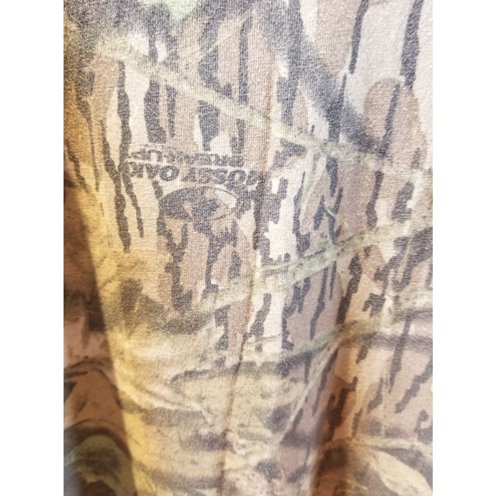Vintage VINTAGE Mossy Oak Camouflage One Pocket T-Shirt SZ Large Men's Shirt Camouflage Short Sleeve Crew Neck USA Retro Pockets 90s Size US L / EU 52-54 / 3 - 2 Thumbnail