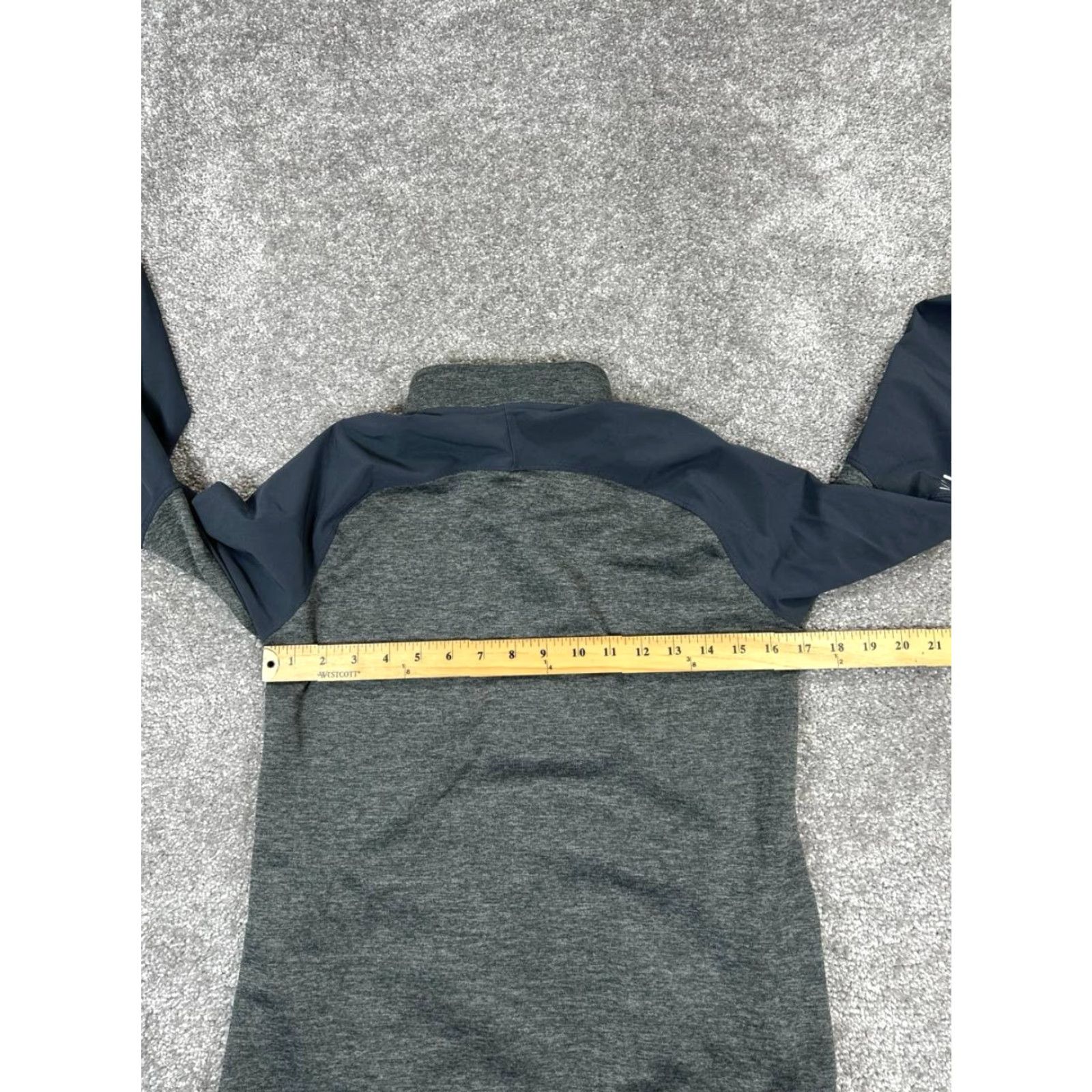 Under Armour Under Armour Sweater Mens Small Gray Blue Coldgear Quarter Zip Shirt Size US S / EU 44-46 / 1 - 5 Thumbnail