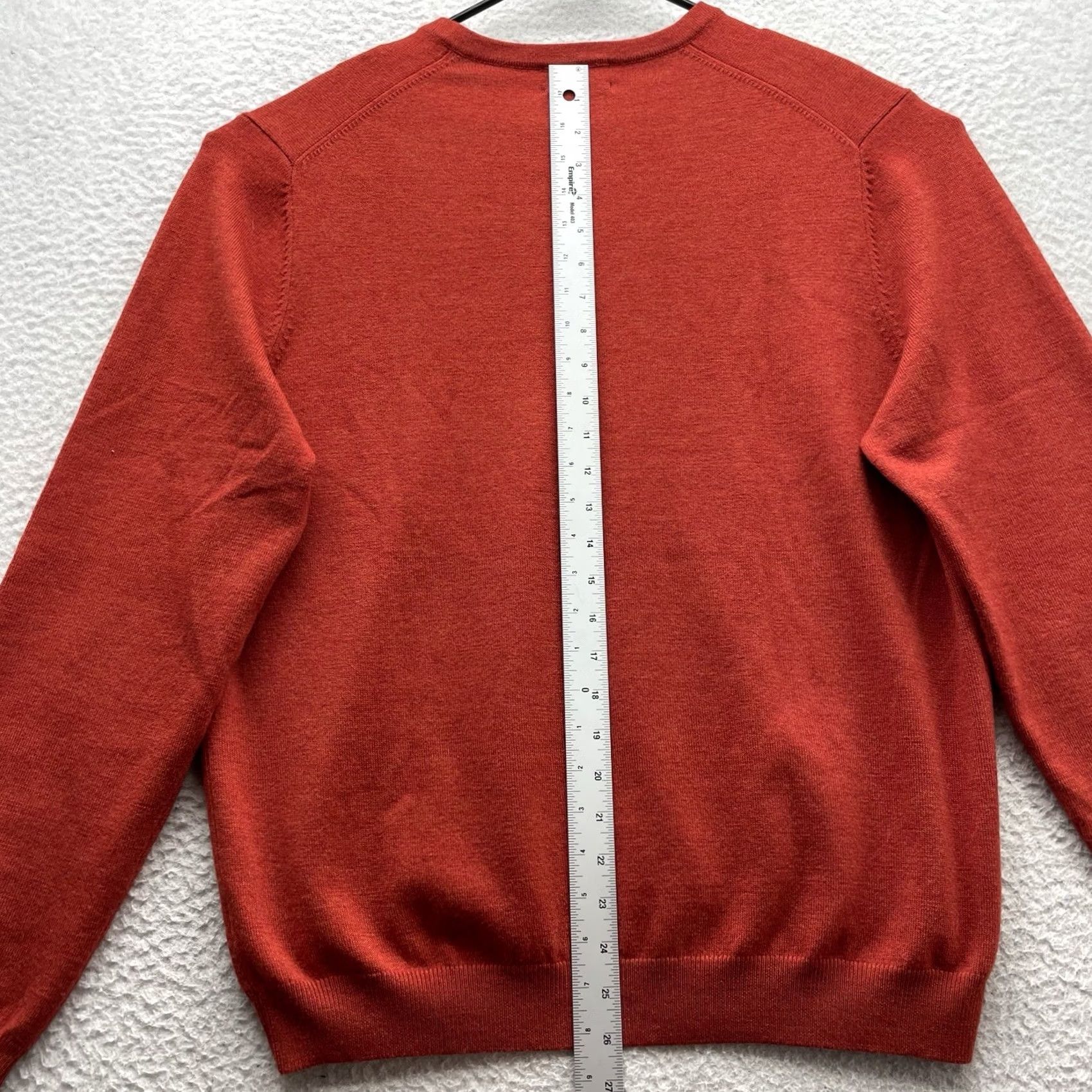 Brooks Brothers Brooks Brothers Sweater Mens Large L Red V-Neck Merino Wool Blend Stretch Preppy Knit Pullover Casual Winter Fall Spring Shirt Mens Size US L / EU 52-54 / 3 - 4 Thumbnail