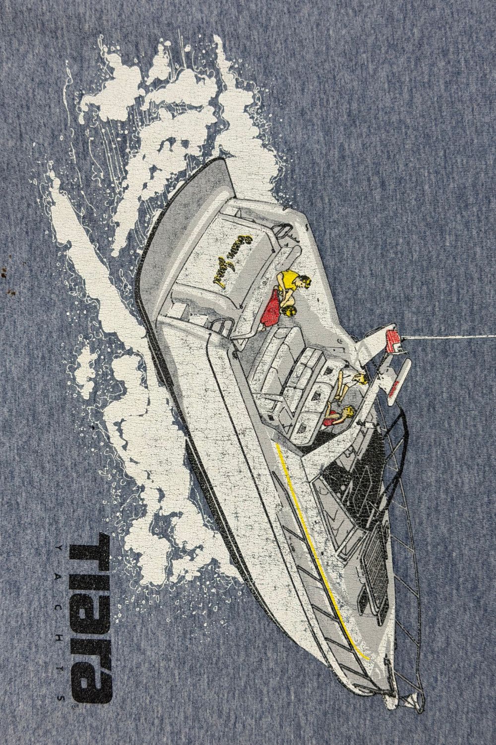 Signal Sport Vintage 90s Tiara Yachts Signal Sports Single Stitch USA Tee Size US M / EU 48-50 / 2 - 12 Thumbnail