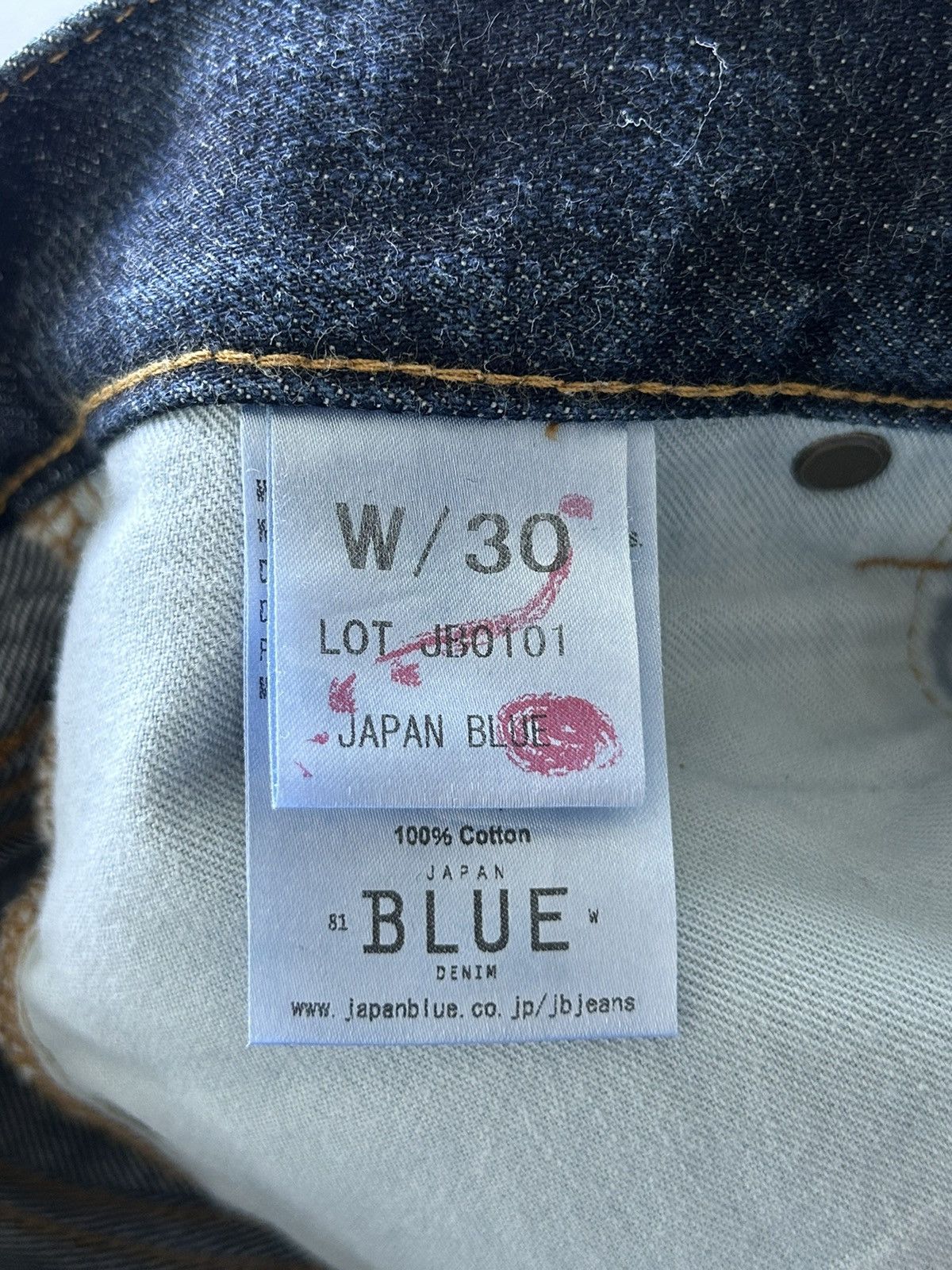 Japanese Brand × Momotaro Jeans MOMOTARO Japan Blue Selvedge Denim JB0101 Size US 30 / EU 46 - 9 Thumbnail