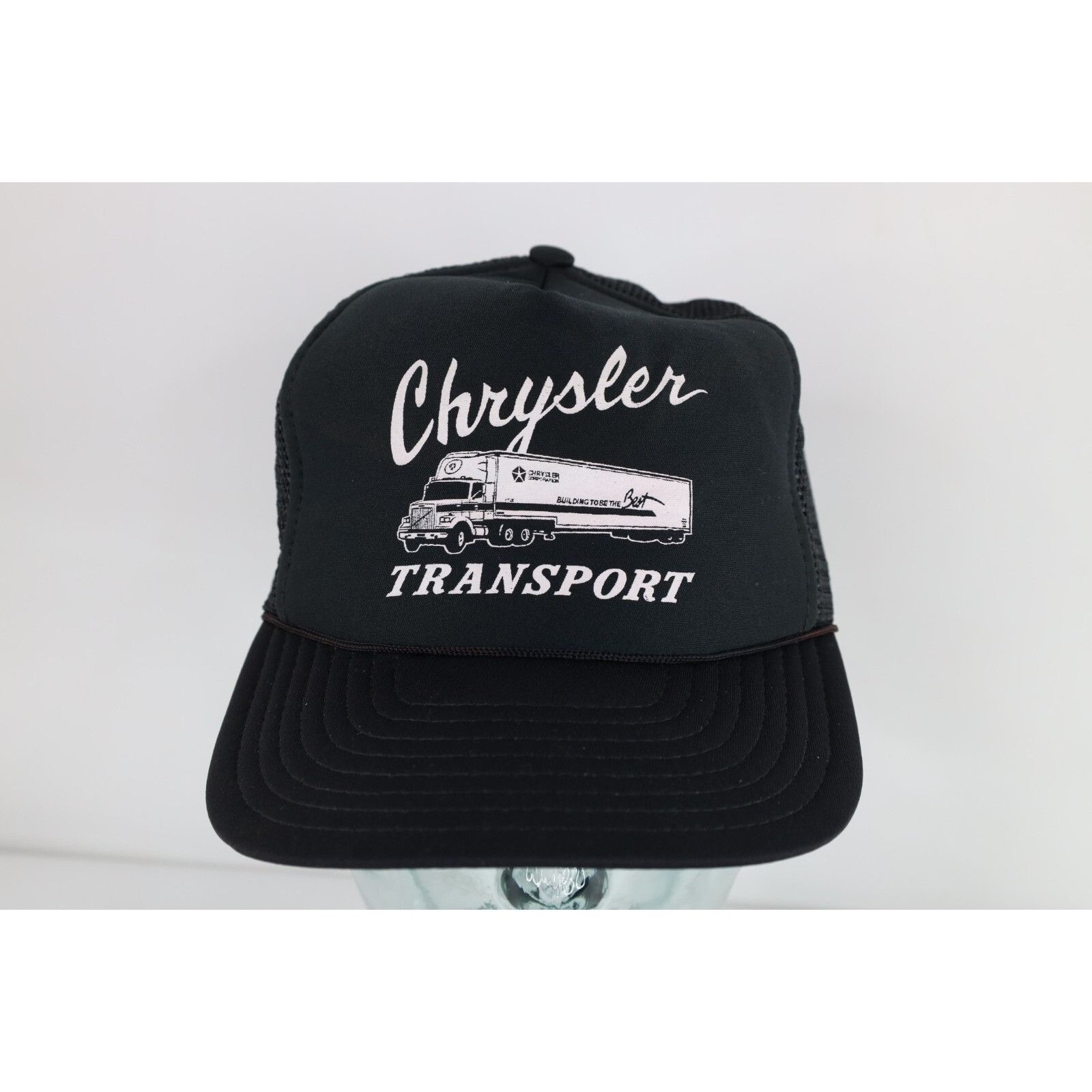 Vintage Vintage 80s Streetwear Chrysler Transport Trucking Hat Size ONE SIZE - 1 Thumbnail