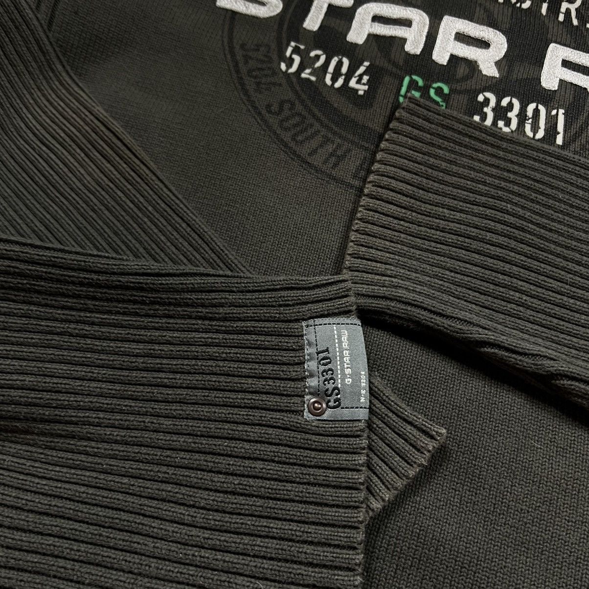 G-Star 00s G-Star Raw Vintage Avant Garde Knit Military Sweater Size US XL / EU 56 / 4 - 9 Thumbnail