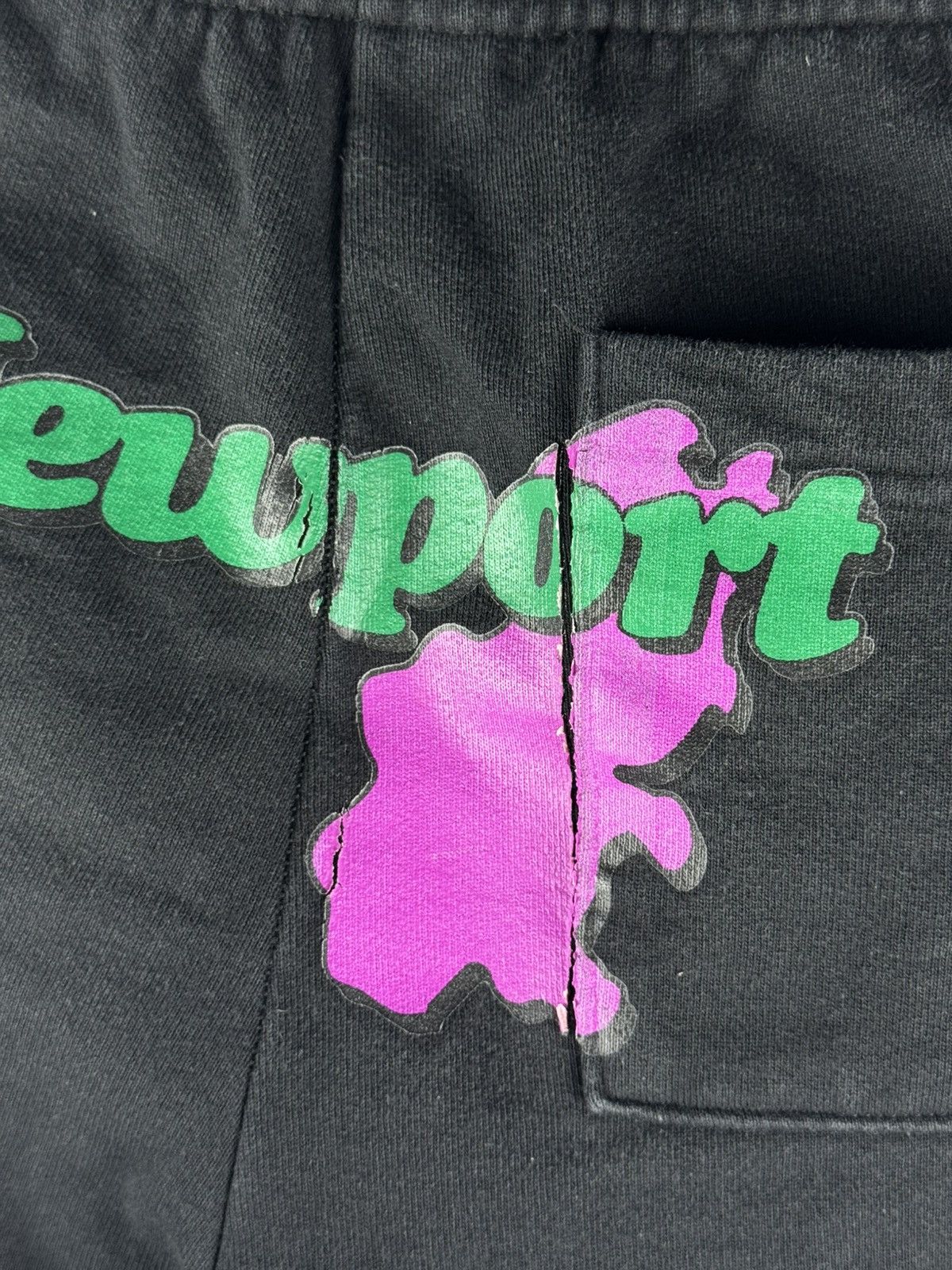 Vlone Vlone Lil' Newport Sweatpants 'Black' Pants Size US 30 / EU 46 - 8 Thumbnail