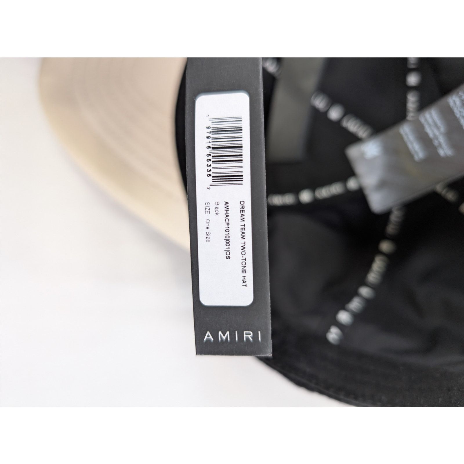Amiri o1rshd1 Size: OS / Dream Team Two-Tone Cap / Hat in Black Size ONE SIZE - 20 Thumbnail