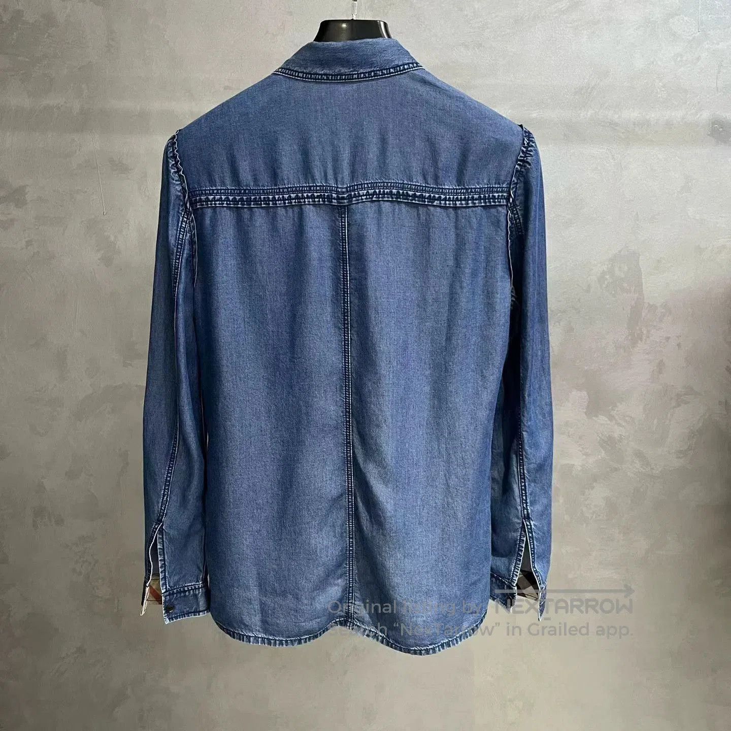 Burberry burberry blue casual long sleeve shirt. Size US M / EU 48-50 / 2 - 5 Thumbnail
