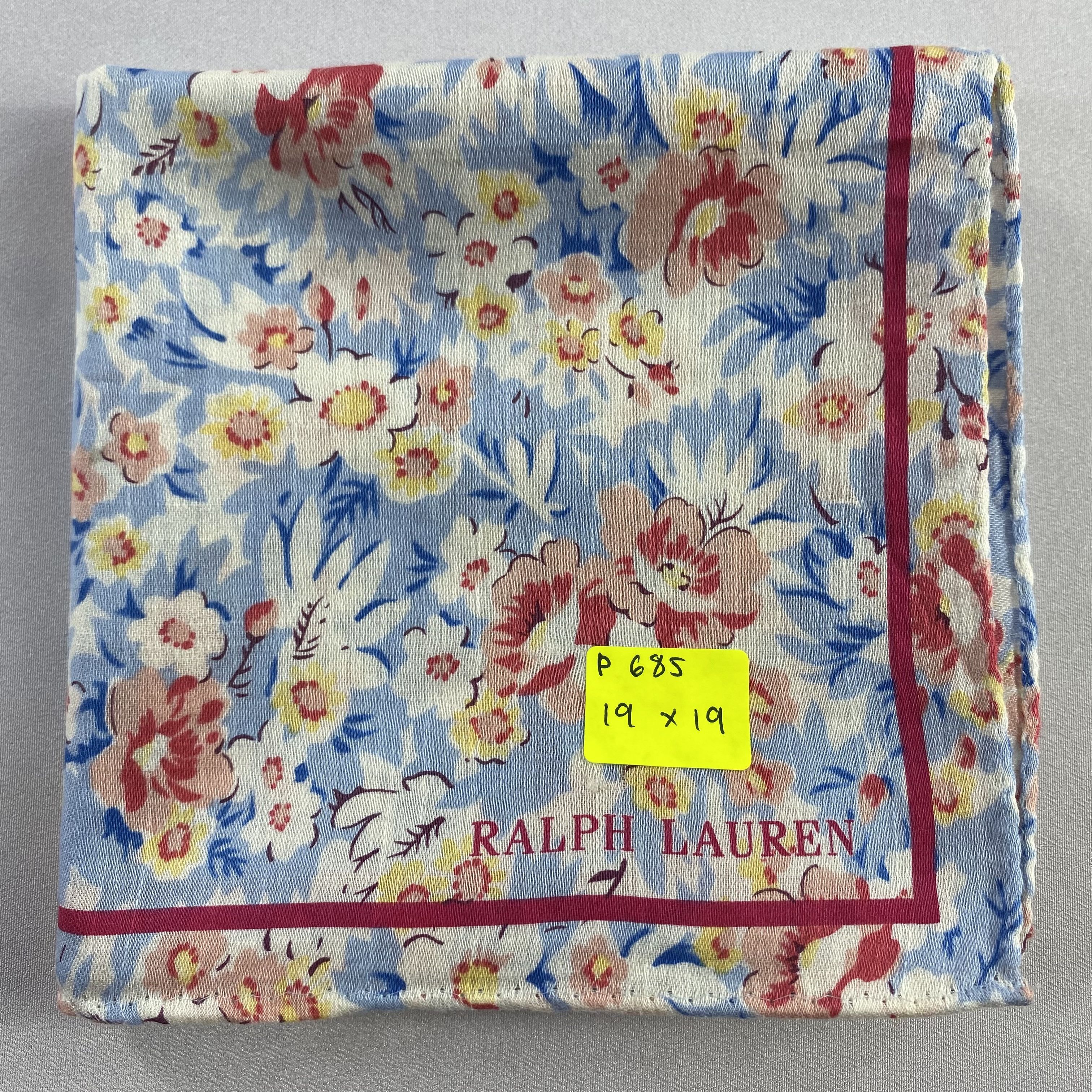 Ralph Lauren × Vintage Ralph Lauren Handkerchief / Neckerchief / Bandana-P685 Size ONE SIZE - 5 Thumbnail