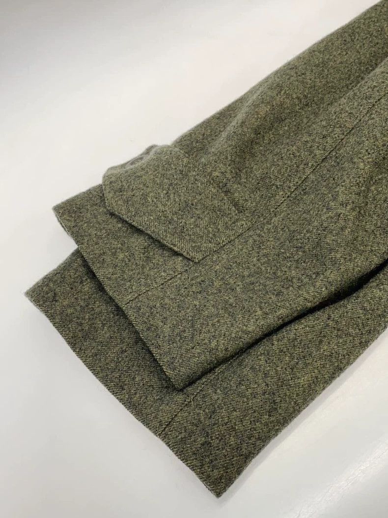 Y's Y's Stand-collar breasted wool variegated hooded jacket Size US M / EU 48-50 / 2 - 5 Thumbnail