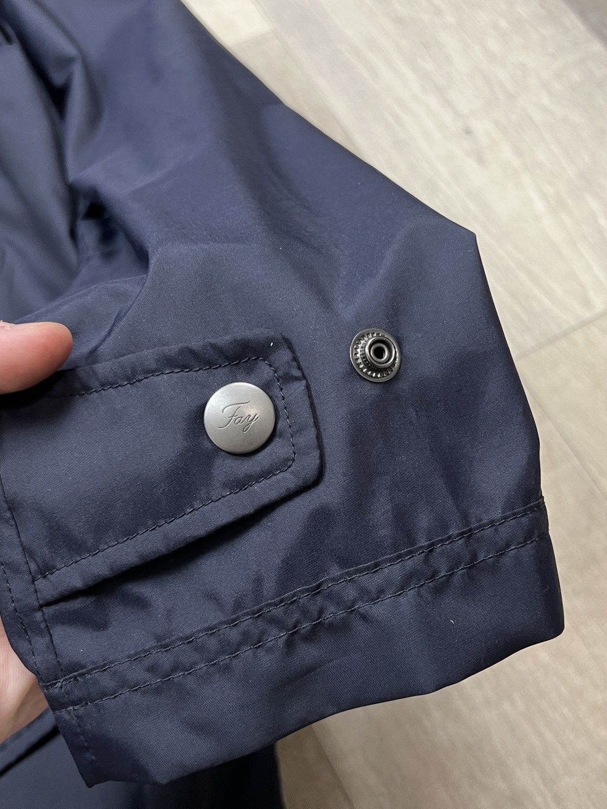 Fay Fay Military Style Lightweight Hooded Jacket (Y0276) Size US S / EU 44-46 / 1 - 5 Thumbnail