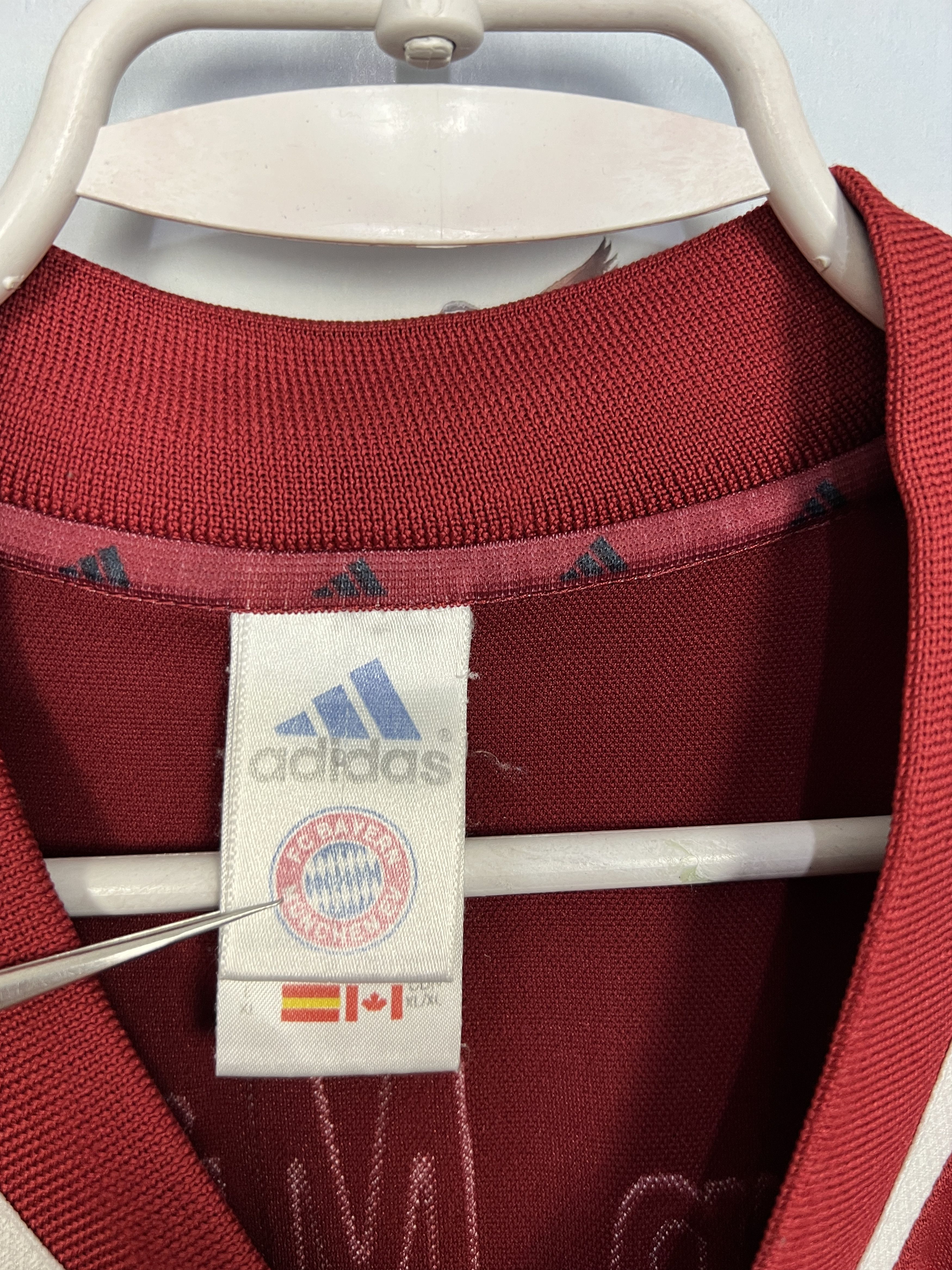 Adidas Bayern Munich football shirt Soccer Adidas Scholl Jersey Size US XL / EU 56 / 4 - 6 Thumbnail