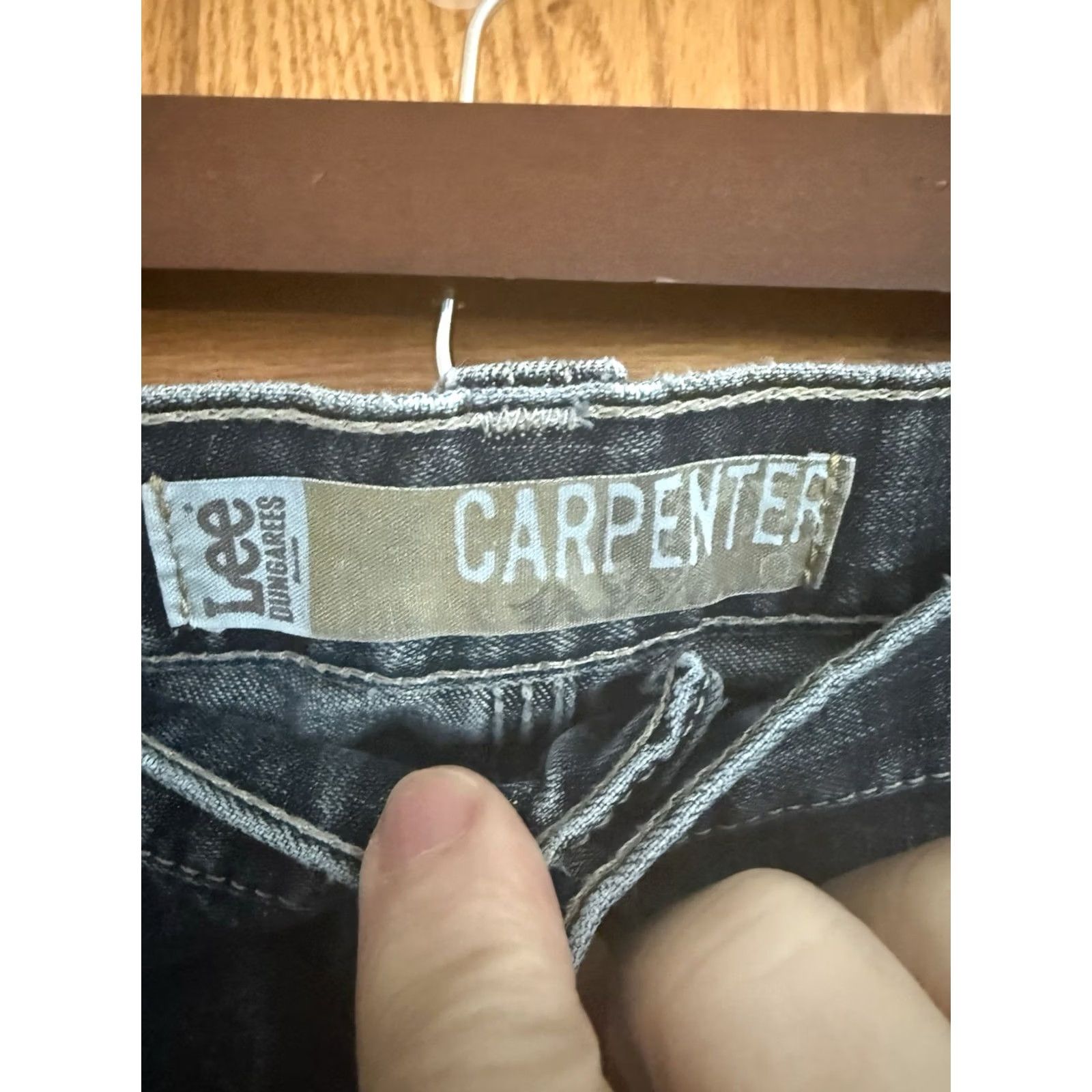 Lee Lee Jeans Regular Fit Straight Leg Carpenter 40x30 Denim Blue Cotton Mens Size US 40 / EU 56 - 3 Thumbnail