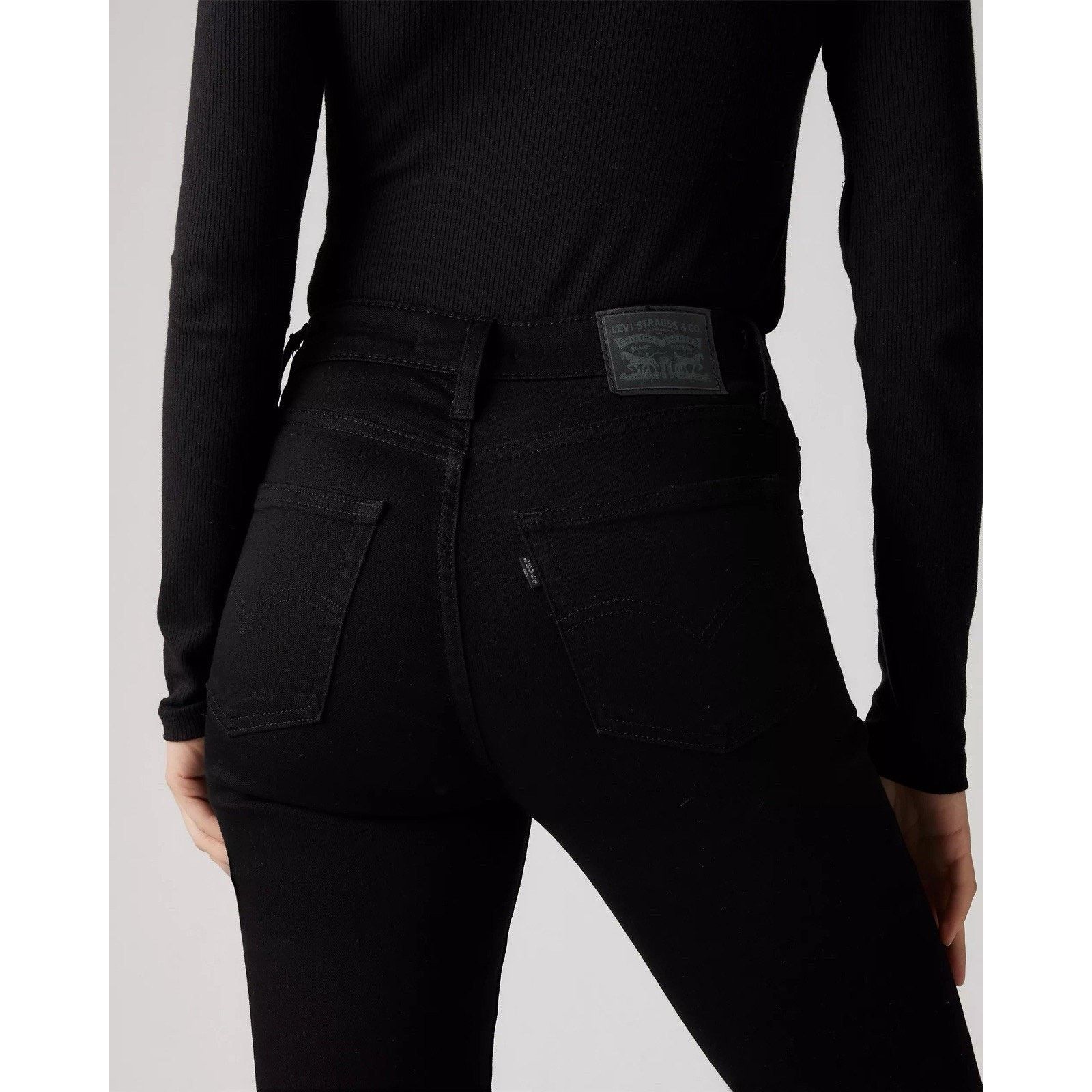 Levi's Levi's Women's 726 High Rise Flare Jeans, Black, 31 Regular Size 31" - 6 Thumbnail