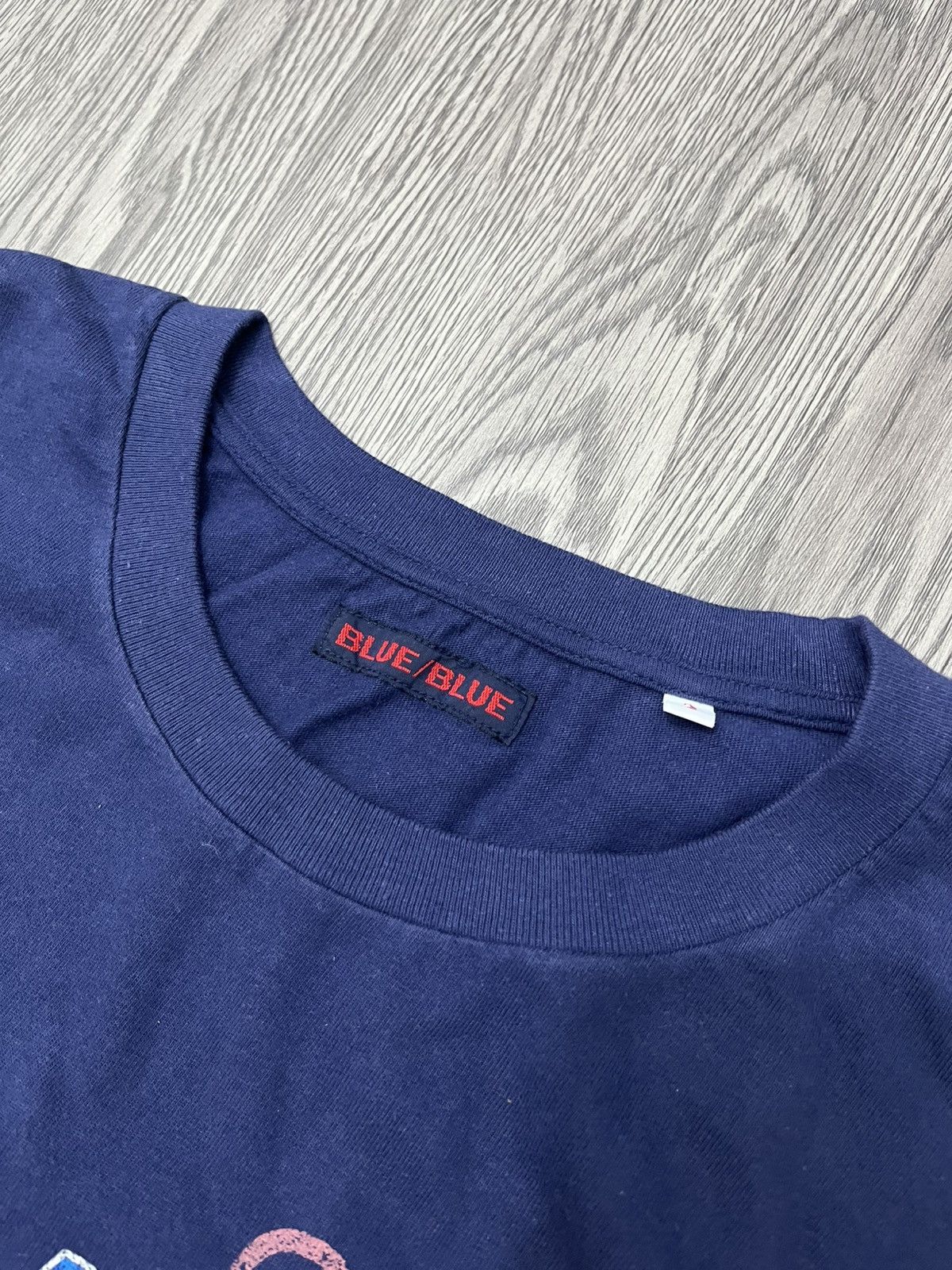 Blue Blue Japan 🇯🇵BLUE/BLUE LIFE IS A JOURNEY TOWARDS THE GUIDING LIGHT🇯🇵 Size US L / EU 52-54 / 3 - 5 Thumbnail