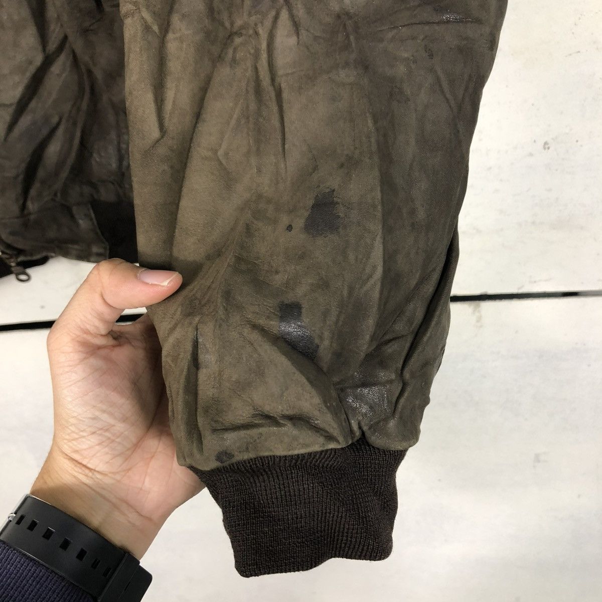 Burberry 🔥VINTAGE LEATHER JACKET BURBERRY LONDON NOVA CHECK BLANKET Size US M / EU 48-50 / 2 - 17 Thumbnail