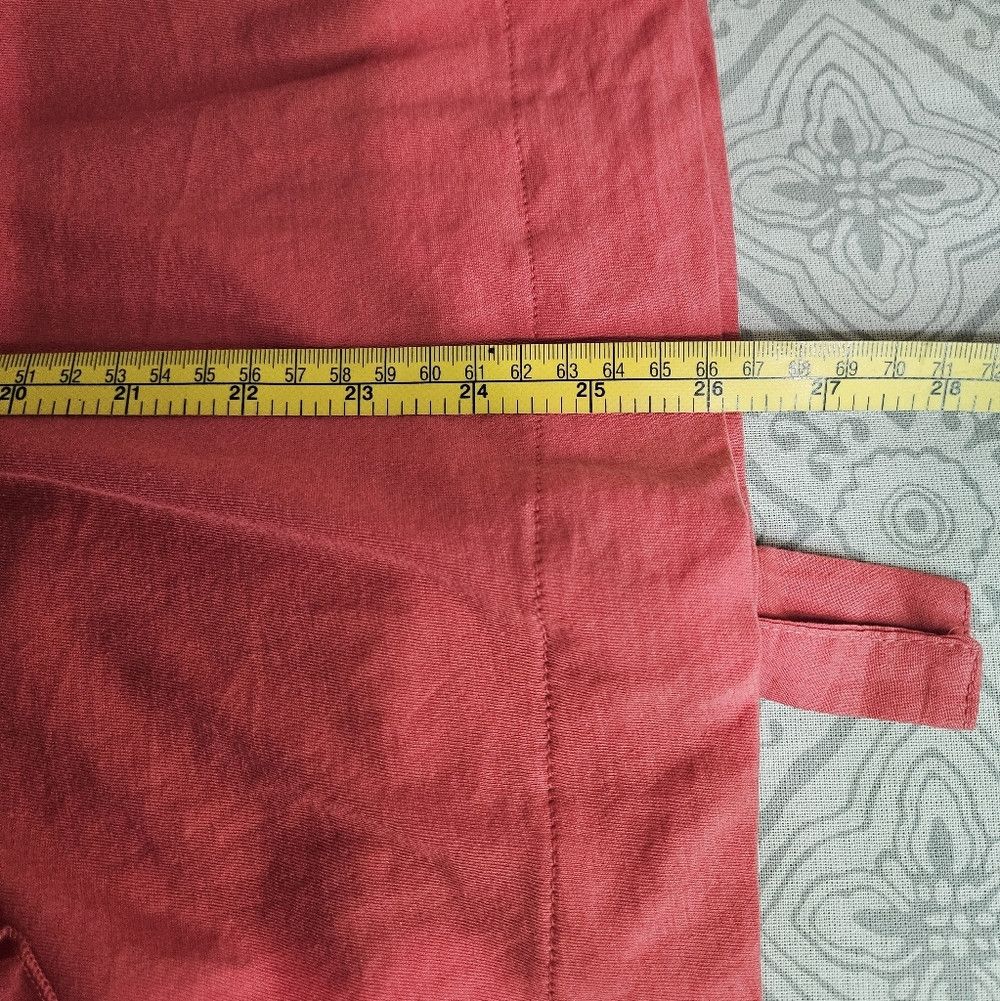 Mango MNG Mango Coral Red Cotton Frill Sleeveless Tank Wrap Top B Size XL / US 12-14 / IT 48-50 - 7 Thumbnail