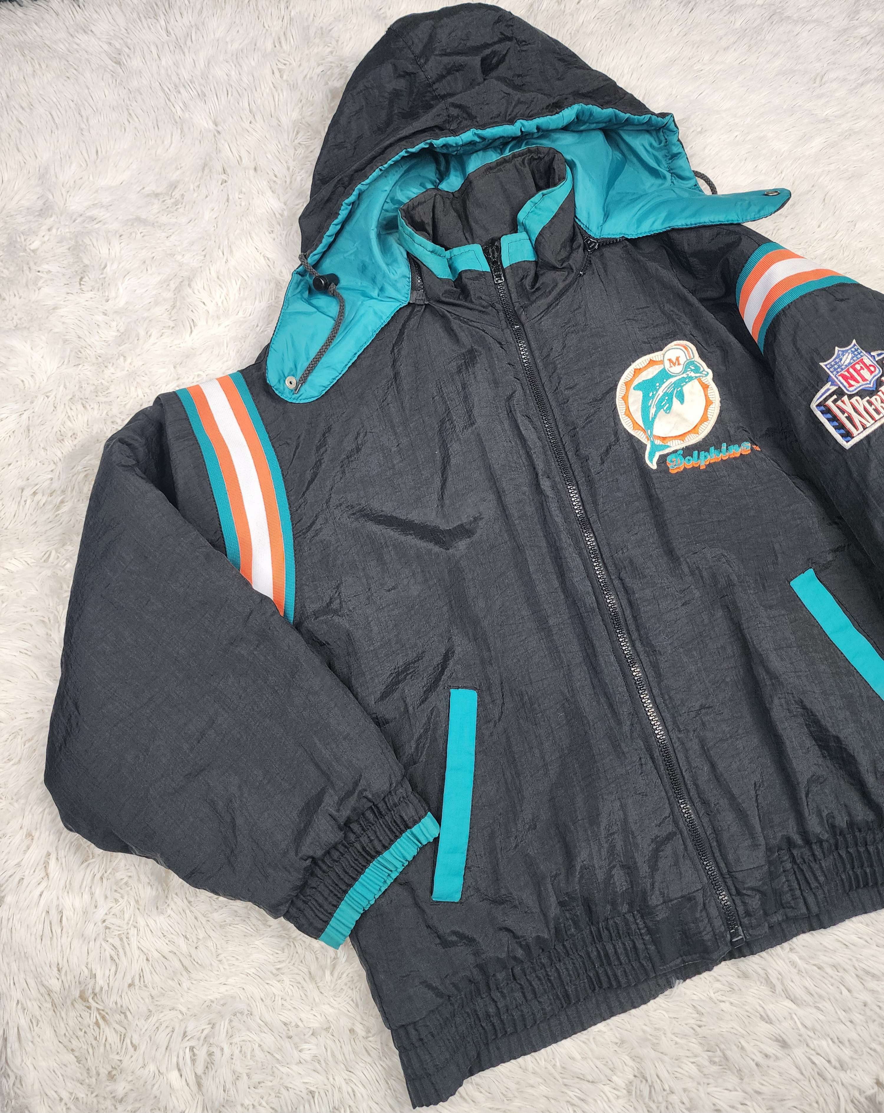 NFL Vintage Pro Player NFL Miami Dolphins windbreaker jacket Size US M / EU 48-50 / 2 - 4 Thumbnail