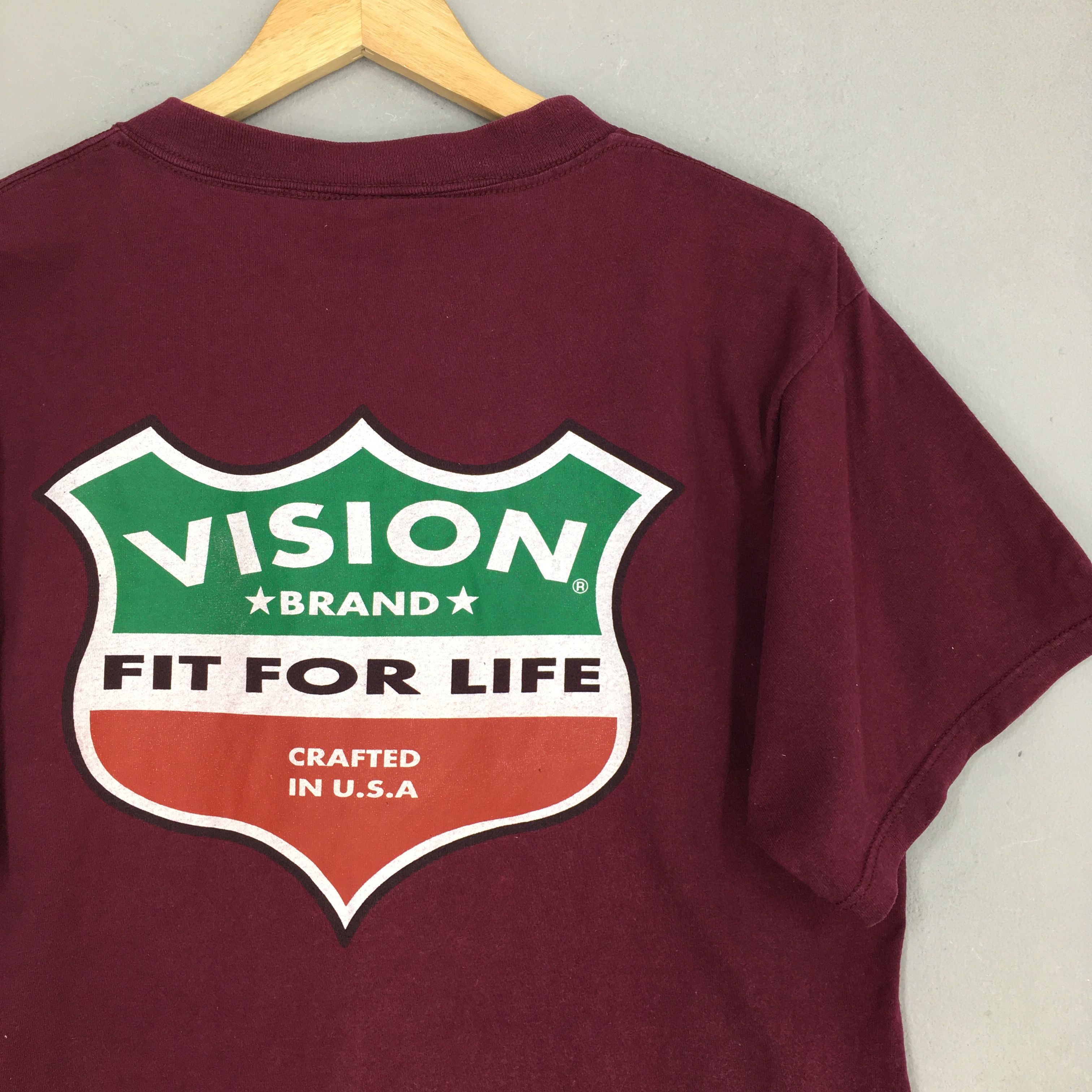 Vintage Vintage 90's Vision Street Wear Skate Tshirt Large Size US L / EU 52-54 / 3 - 5 Thumbnail