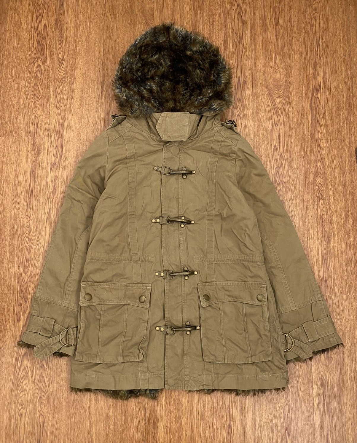 If Six Was Nine × Japanese Brand × Le Grande Bleu (L.G.B.) Egoist fur parkas jacket Size US L / EU 52-54 / 3 - 2 Thumbnail
