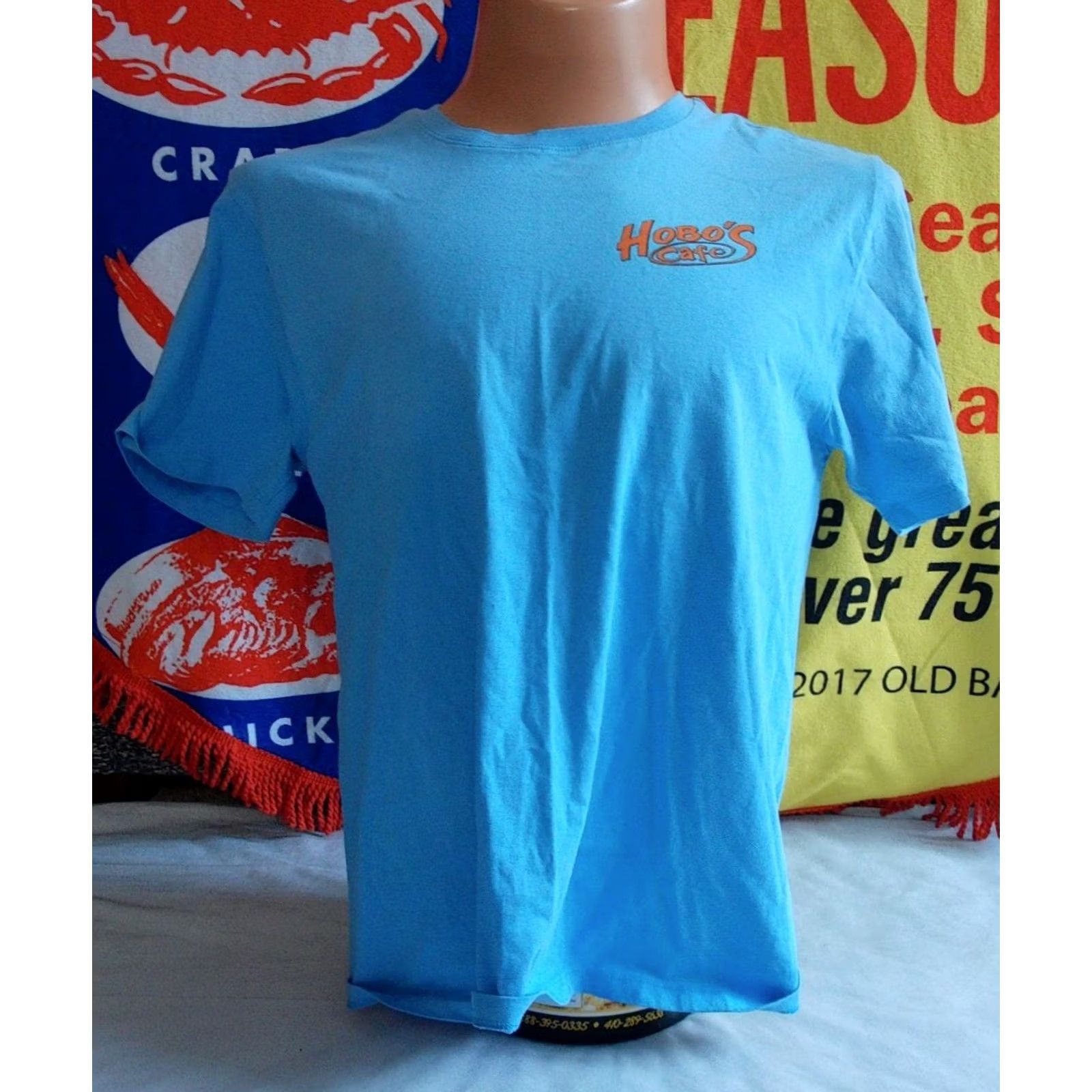 Vintage Soft Shirts T-Shirt Men M Graphic Print Beach Florida Keys Blue 2020s Vintage? No. Size US M / EU 48-50 / 2 - 3 Thumbnail