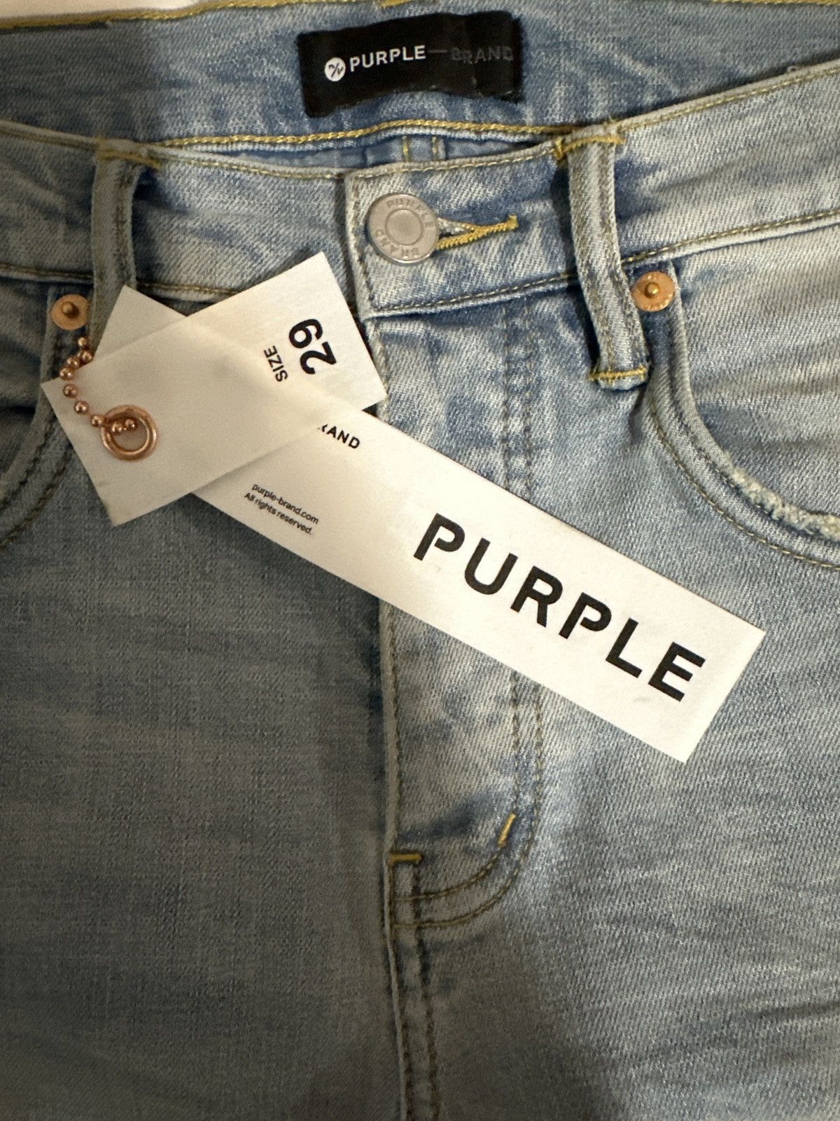 Purple Brand Purple brand distressed style NO.P002 Size US 29 - 5 Thumbnail