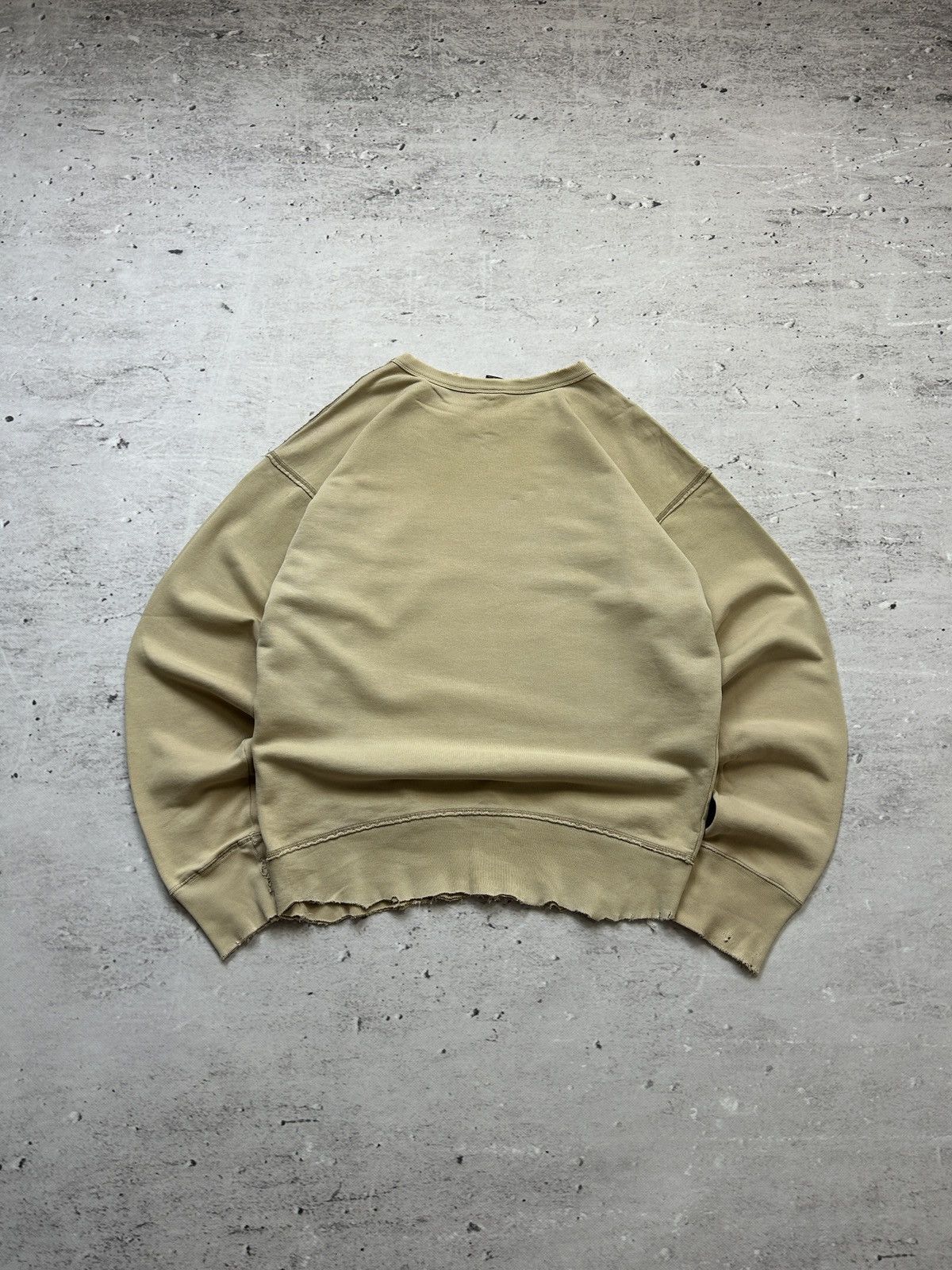 Diesel × Vintage 💥Vintage Diesel Ripped Distressed Oversized Baggy Sweatshirt Size US L / EU 52-54 / 3 - 12 Thumbnail