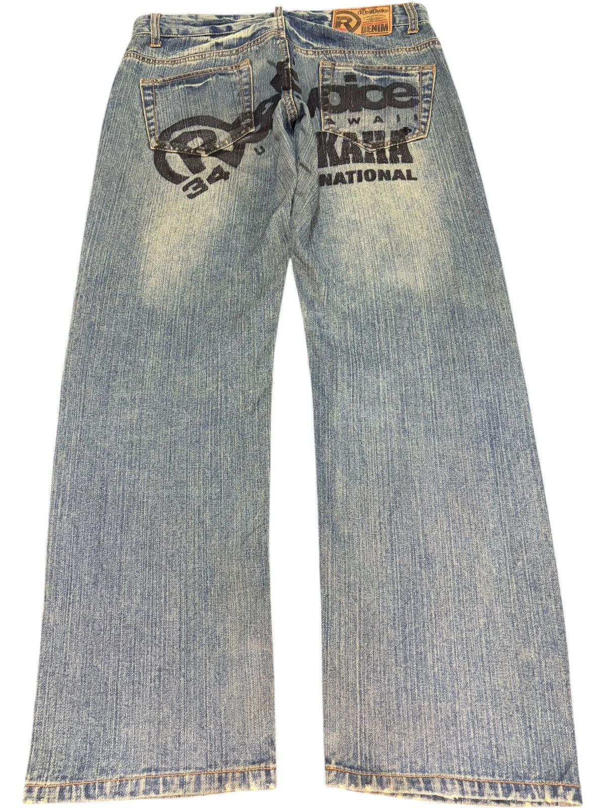 Dsquared2 Vintage Japanese Brand Printed Distressed Jeans Size 32" / US 10 / IT 46 - 2 Thumbnail