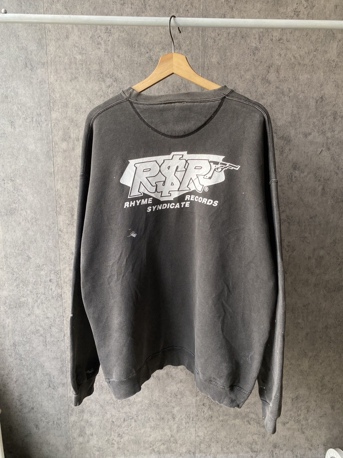 Rap Tees Vintage 90s Syndicate Rhyme Records ICE-T Rapper Sweatshirt Size US L / EU 52-54 / 3 - 2 Thumbnail