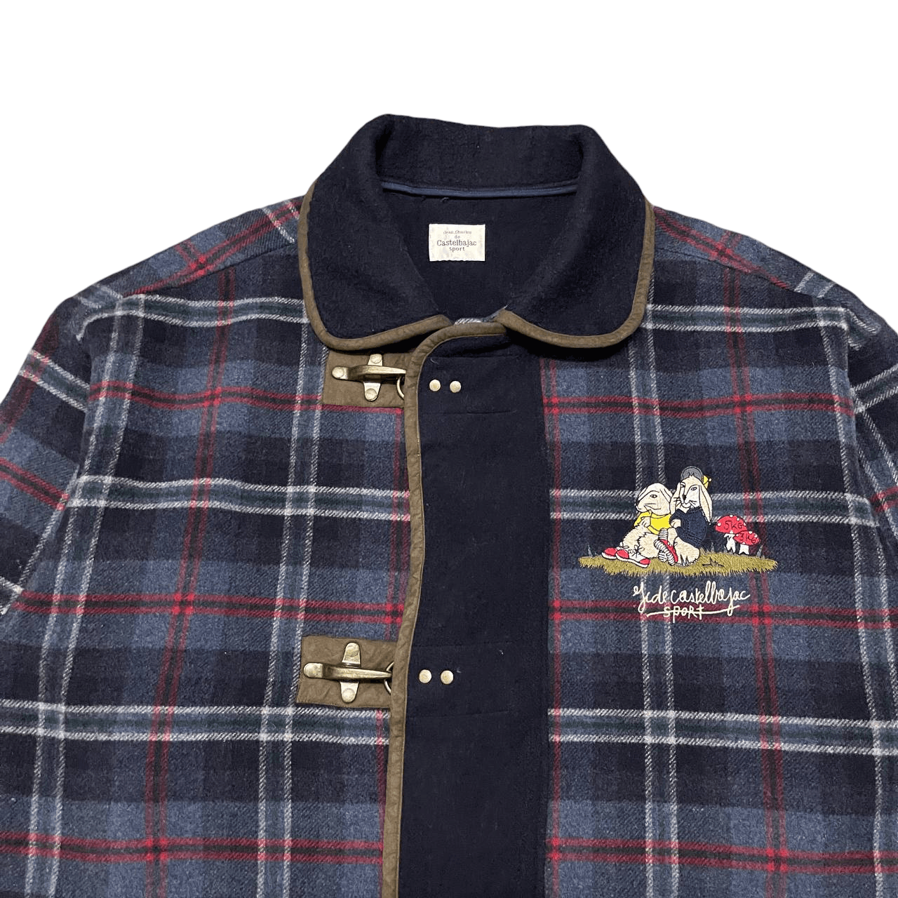 Jean Charles De Castelbajac Vintage Jean Charles De Castelbajac Checkered Wool Jacket Size US L / EU 52-54 / 3 - 2 Thumbnail