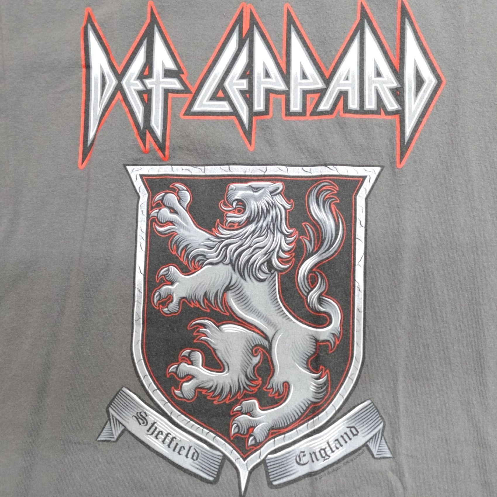 Doublet Def Leppard Shirt Medium Gray 2017 Tour Double-Sided Crew Neck Short Sleeve Mens M"] Size US M / EU 48-50 / 2 - 2 Thumbnail