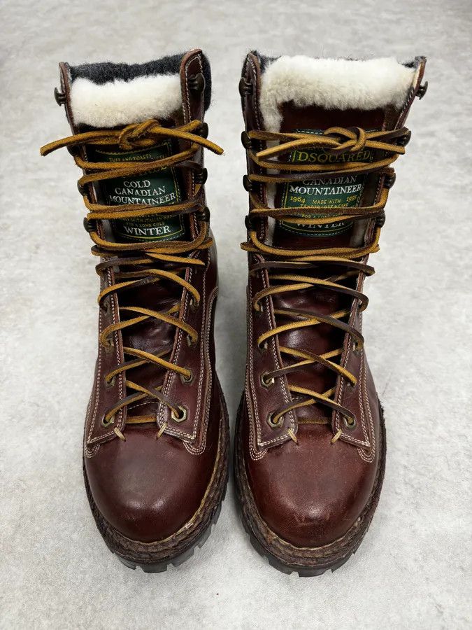 Dsquared2 AW1995 Dsquared2 Brown Canadian Leather Boots Size US 9 / EU 42 - 3 Thumbnail