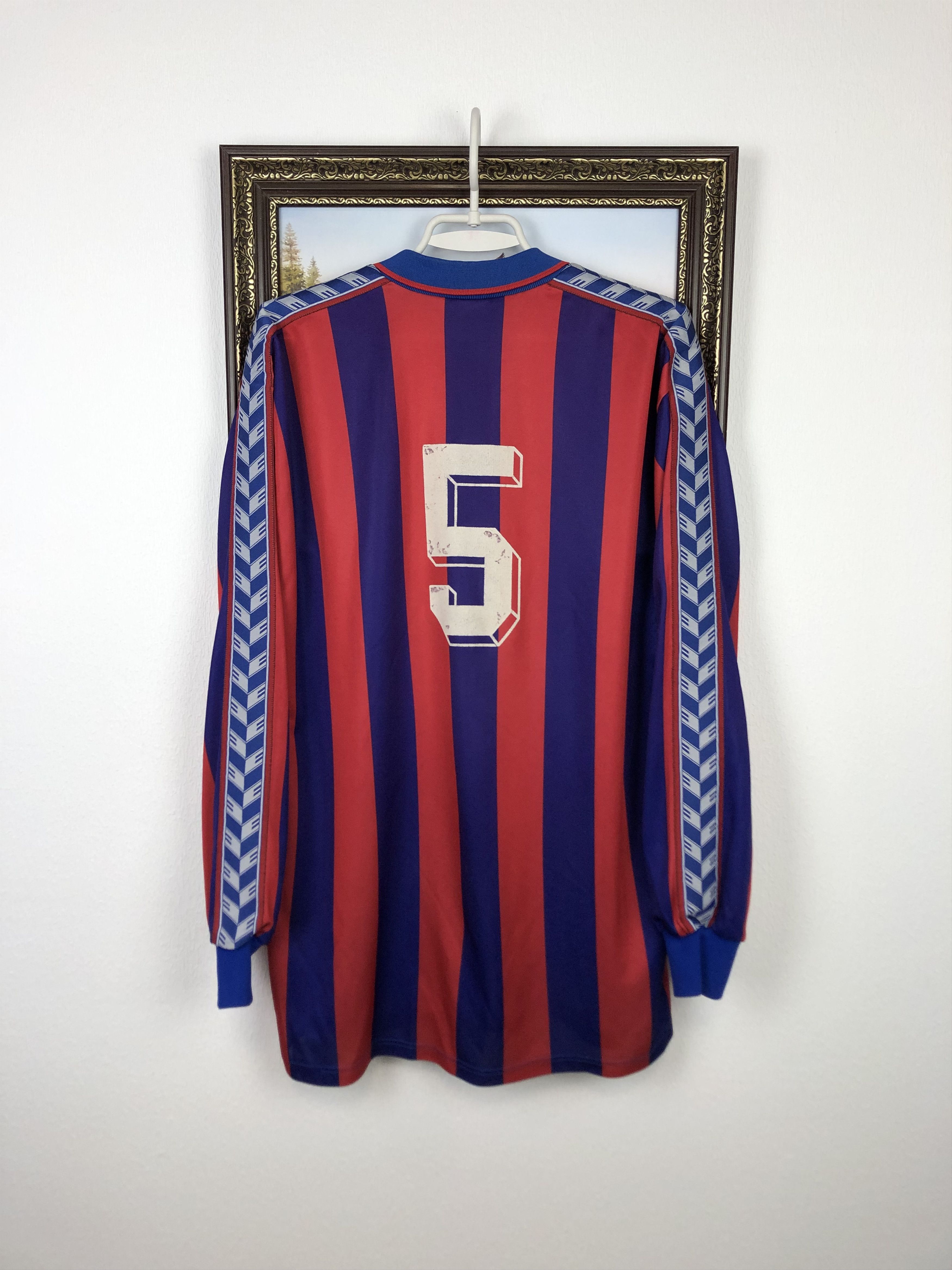 Vintage Bayer Uerdingen Germany football shirt Soccer Tee Trikot Size US XL / EU 56 / 4 - 8 Thumbnail