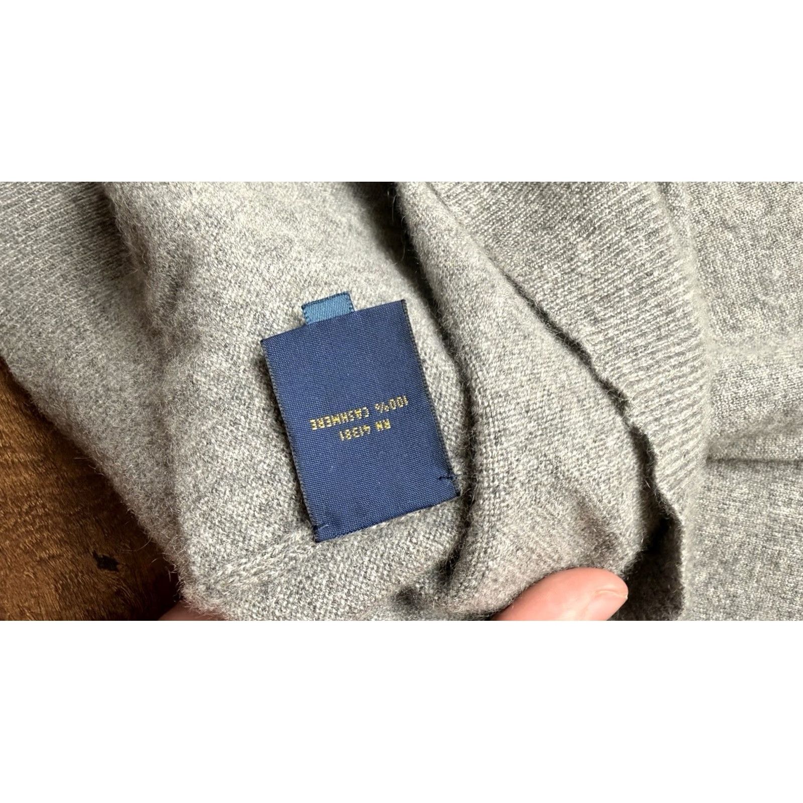 Ralph Lauren VINTAGE? (No) NWOT POLO RALPH LAUREN Gray 100% Cashmere 1/4 Zip Sweater Mens 2XL Size US XXL / EU 58 / 5 - 6 Thumbnail