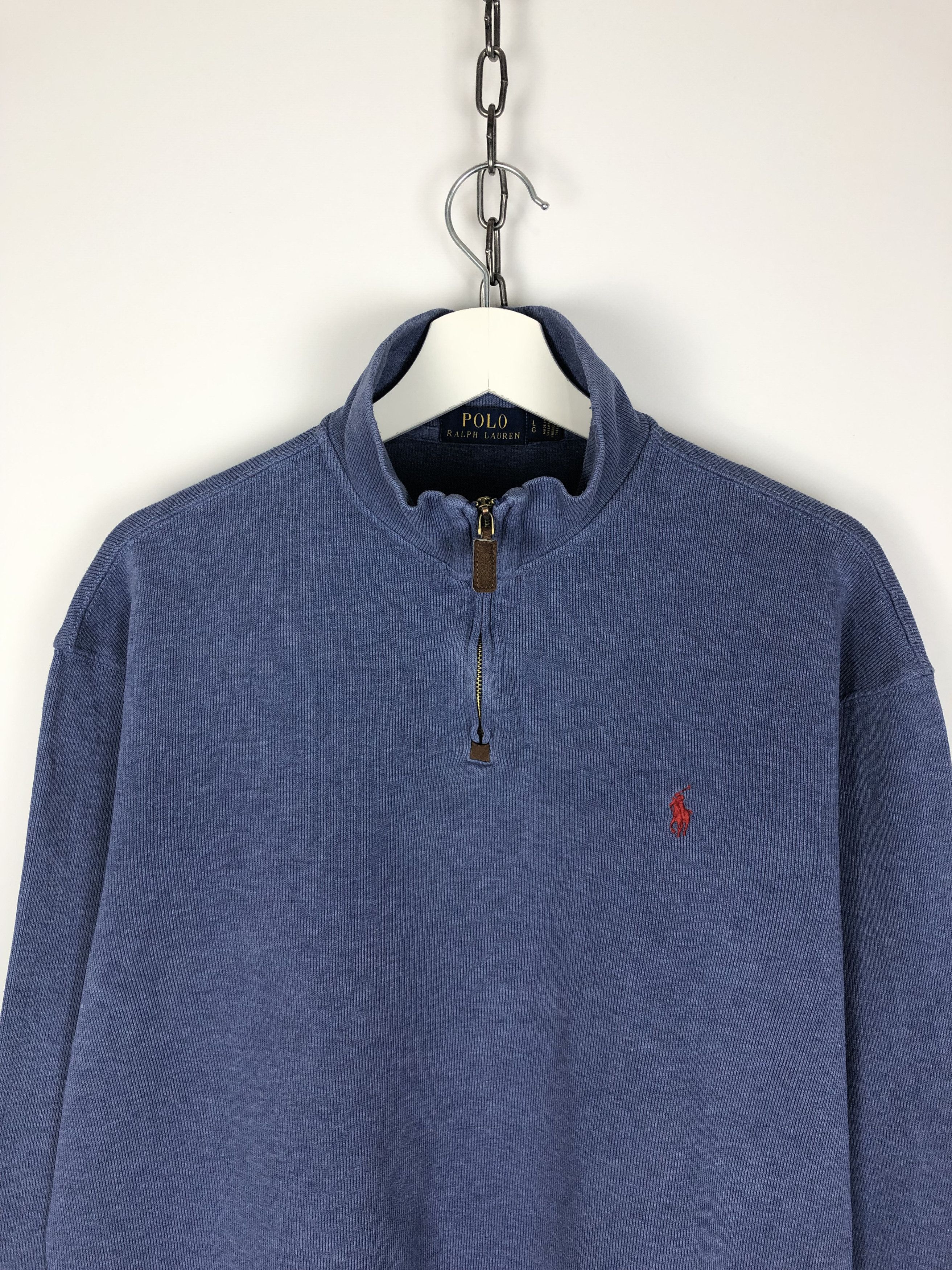 Polo Ralph Lauren Polo Ralph Lauren 1/4 Zip Sweatshirt Pullover Small Logo L Size US L / EU 52-54 / 3 - 2 Thumbnail