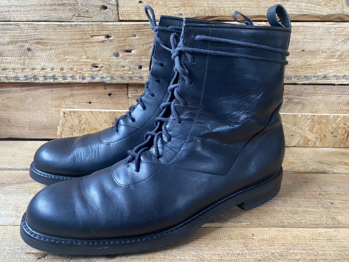 Giuliano Fujiwara × If Six Was Nine Giuano fujiwara x avant black leather combat boots uk 10 Size US 11 / EU 44 - 4 Thumbnail