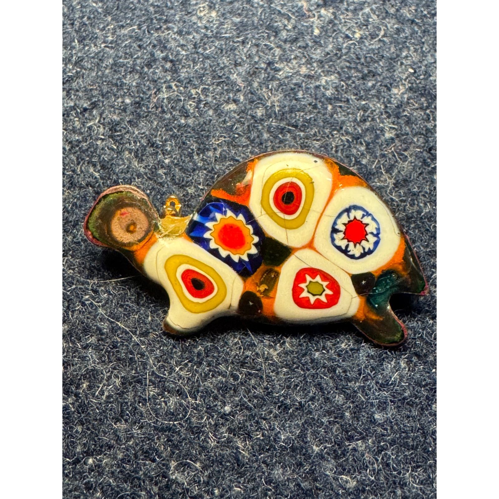 Other Vintage Murano Millefiori Glass Turle Pin/Brooch Size ONE SIZE - 1 Thumbnail