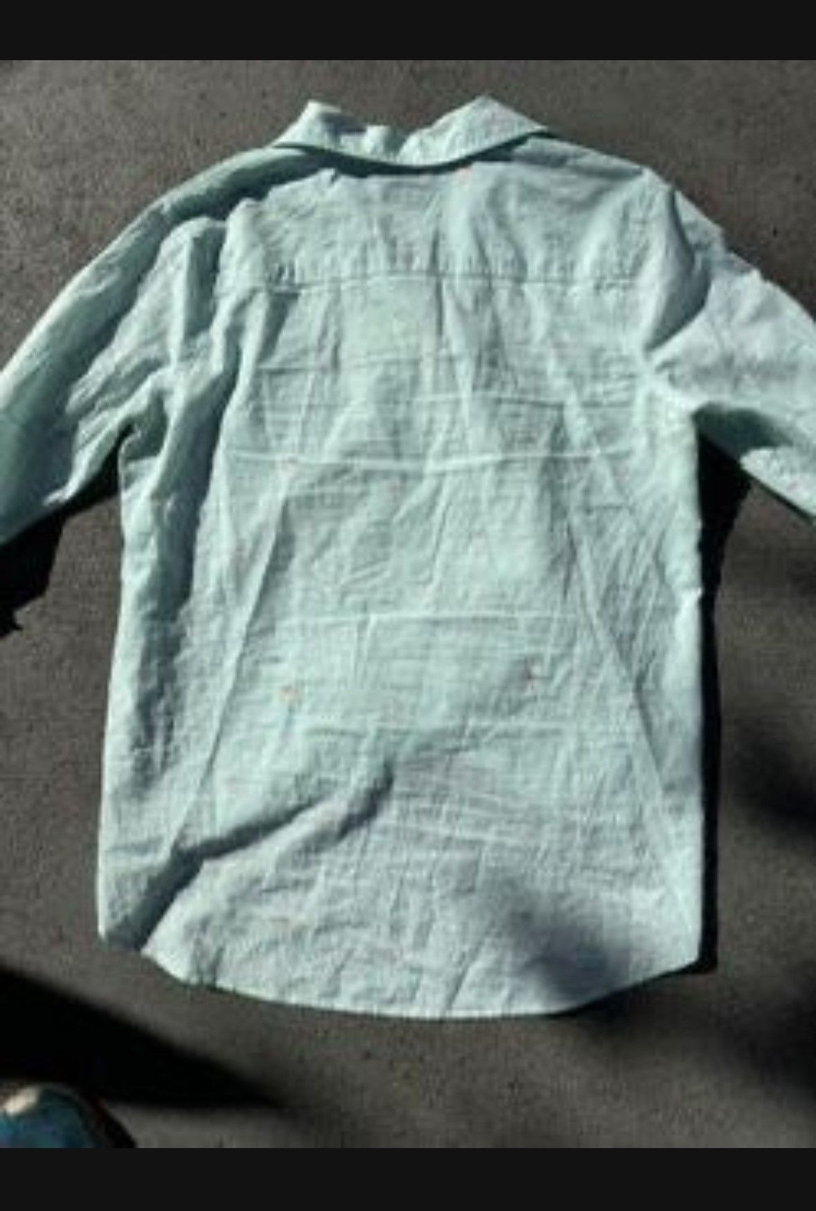 Merona Merona Green Linen Fish Print Button-Up Small Size US S / EU 44-46 / 1 - 4 Thumbnail