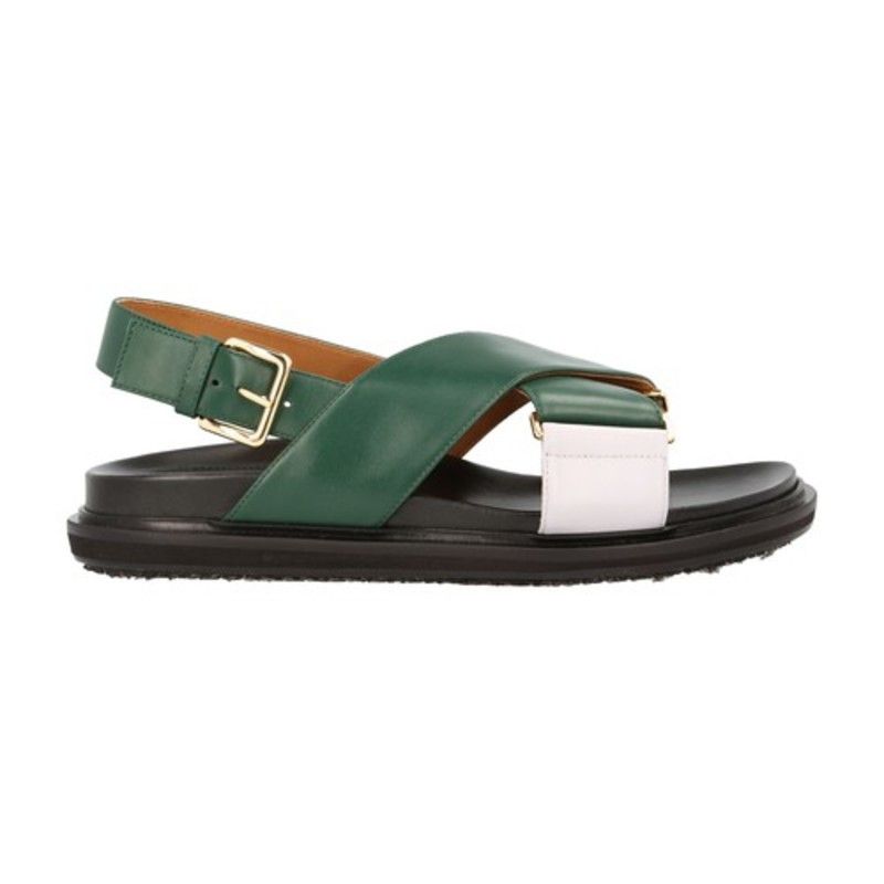 Marni o1y1025 Sandals in Emerald Green/Sky Blue Size US 5 / IT 35 - 1 Thumbnail