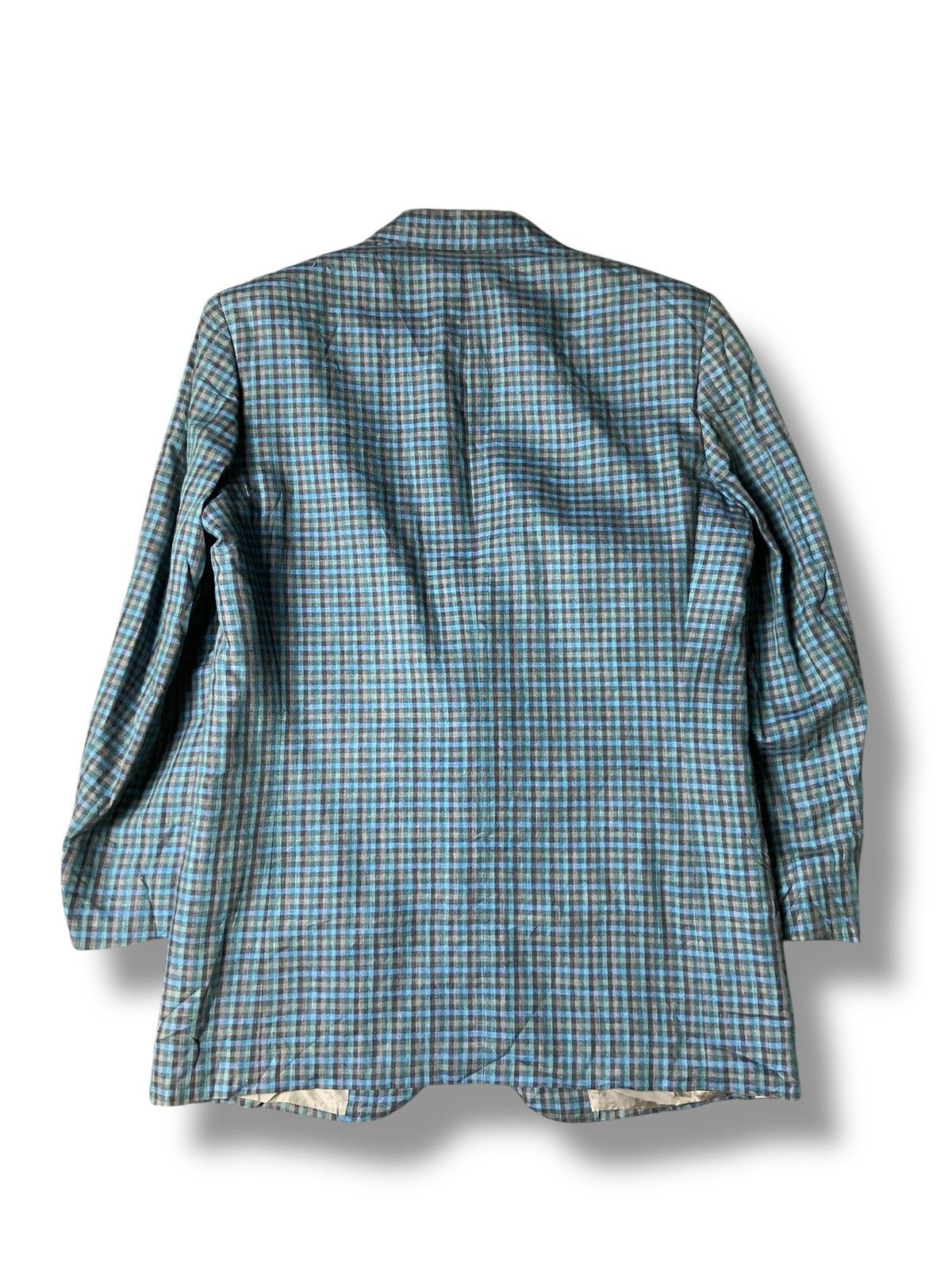 Givenchy Vintage GIVENCHY Checkered Blazer (139) Size US XXS / EU 40 - 2 Thumbnail