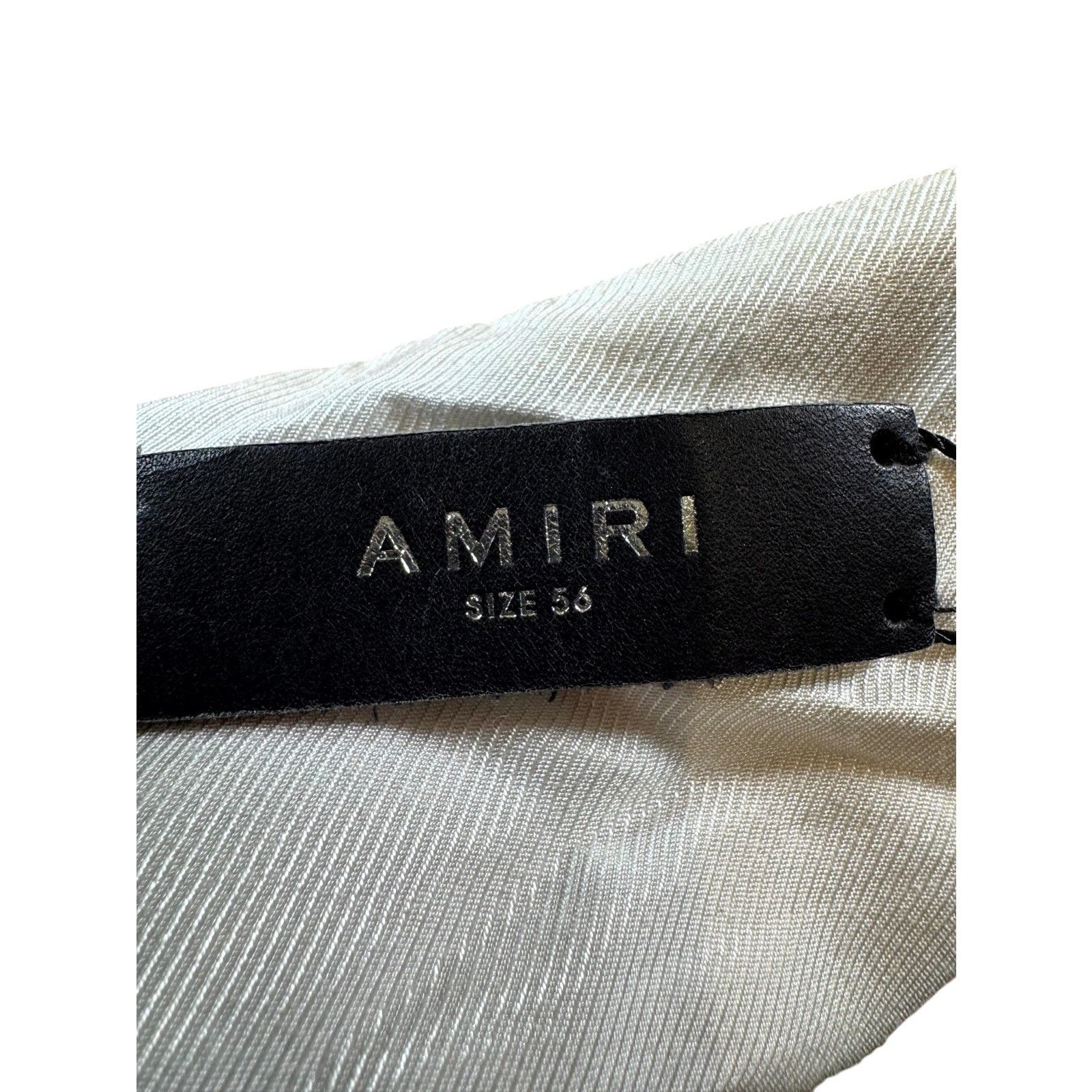 Amiri Amiri Bone Pink Varsity Jacket Size US XL / EU 56 / 4 - 3 Thumbnail