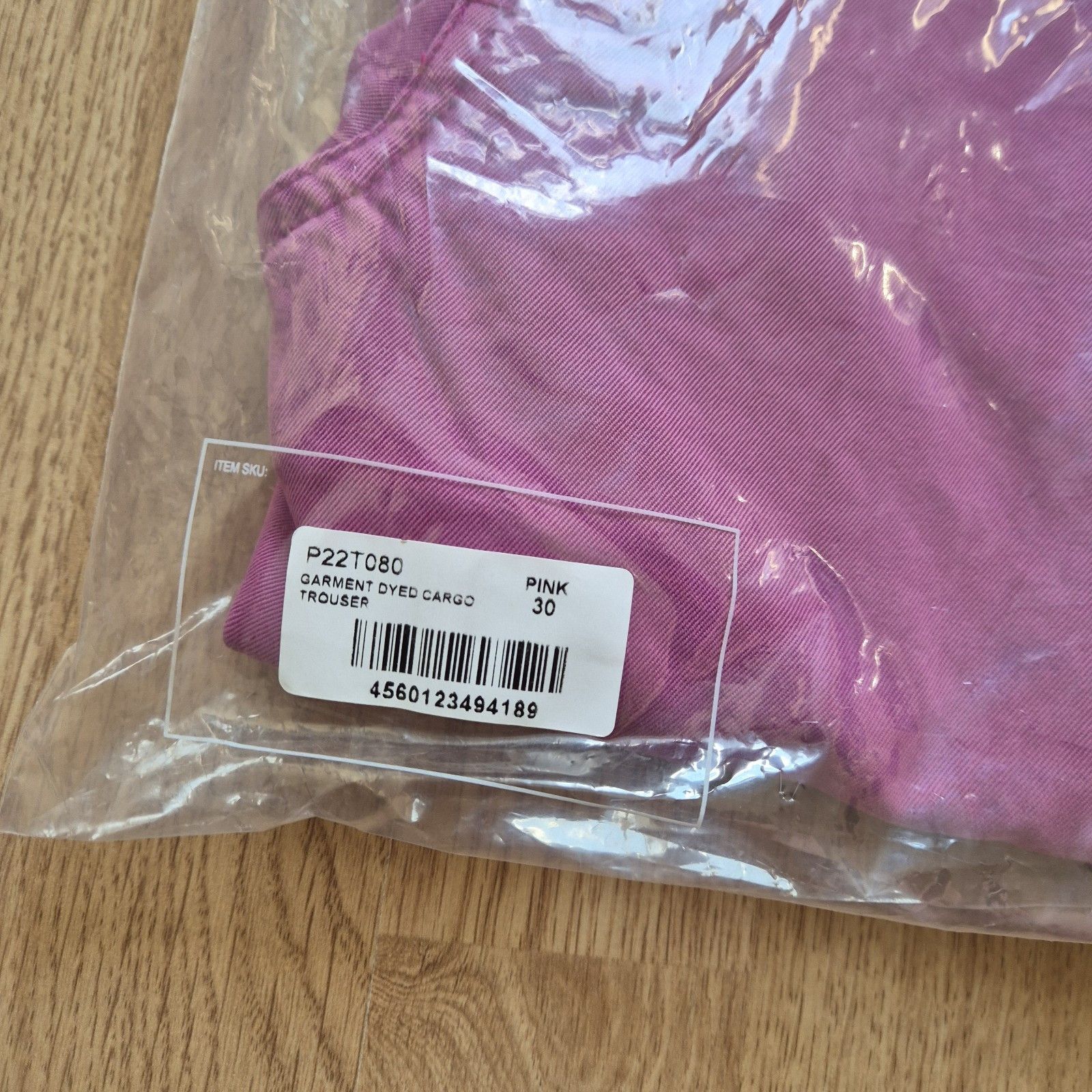 Palace Palace Garment Dyed Cargo Trouser Pink Small Brand New FW22 Size US 30 / EU 46 - 9 Thumbnail