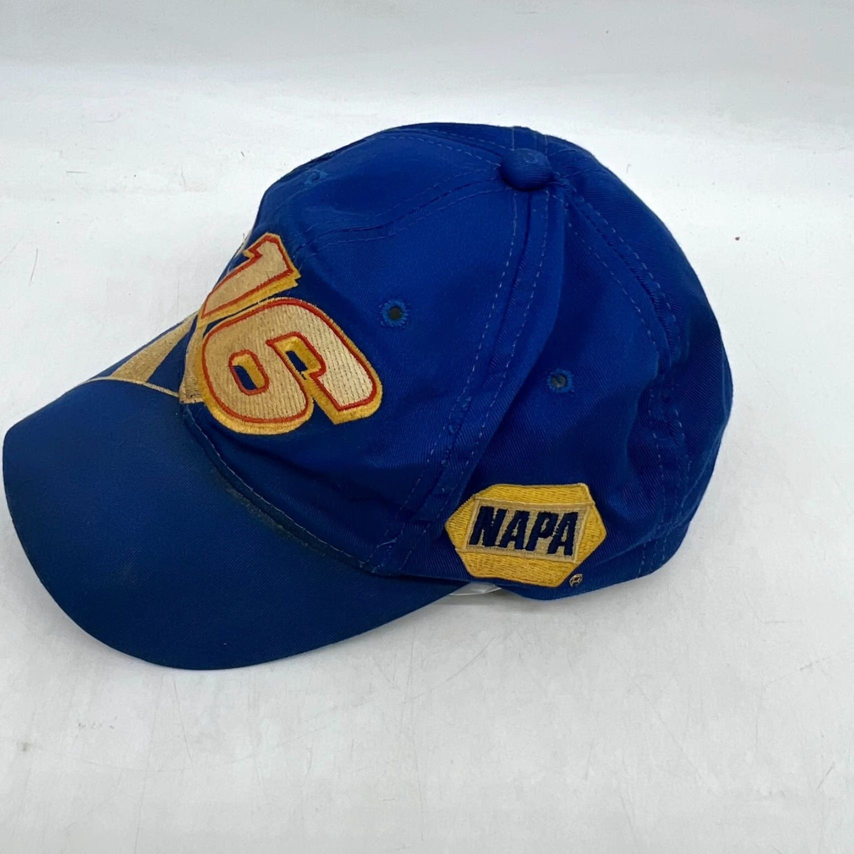 Chase Authentics VINTAGE Chase Authentics NASCAR Hat Snapback Adjustable Blue USA Mens Size ONE SIZE - 2 Thumbnail