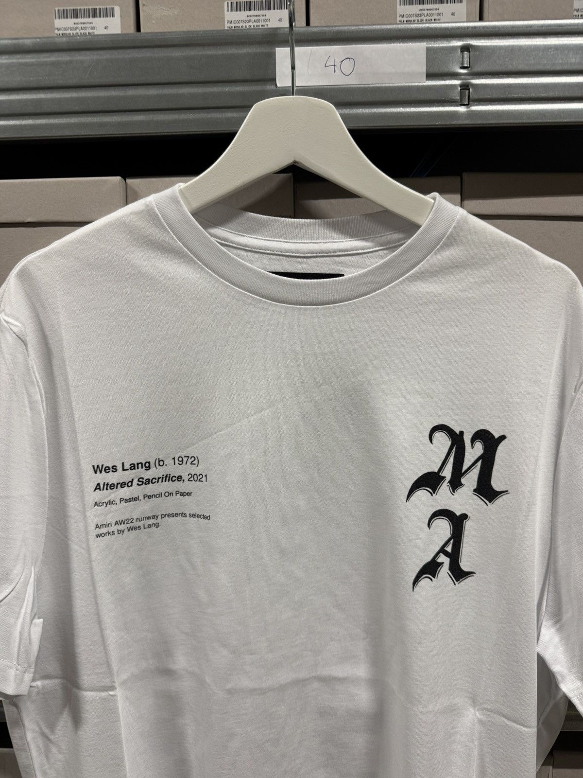 Amiri Amiri x Wes Lang T-Shirt Limited NEW 600$ Size US M / EU 48-50 / 2 - 3 Thumbnail