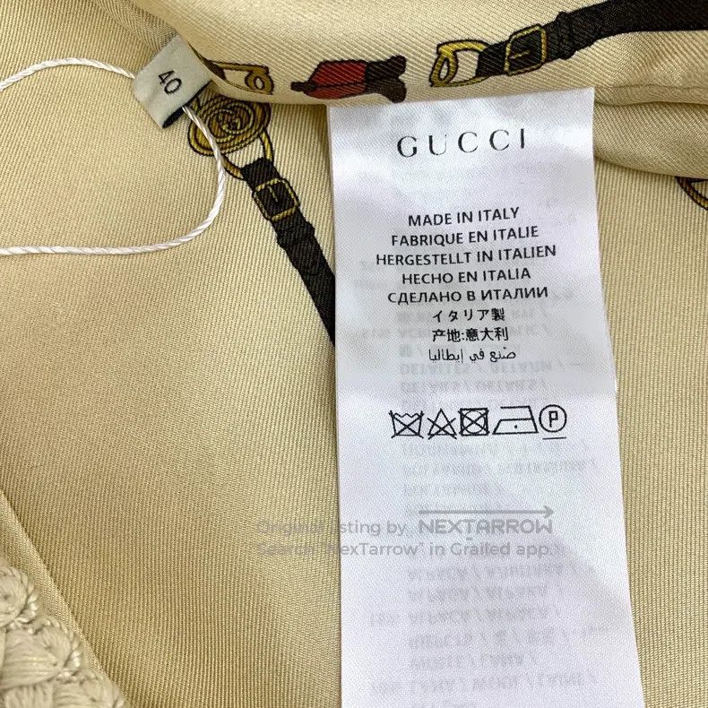 Gucci Gucci Beige wool woven tweed small fragrance jacket Size S / US 4 / IT 40 - 6 Thumbnail